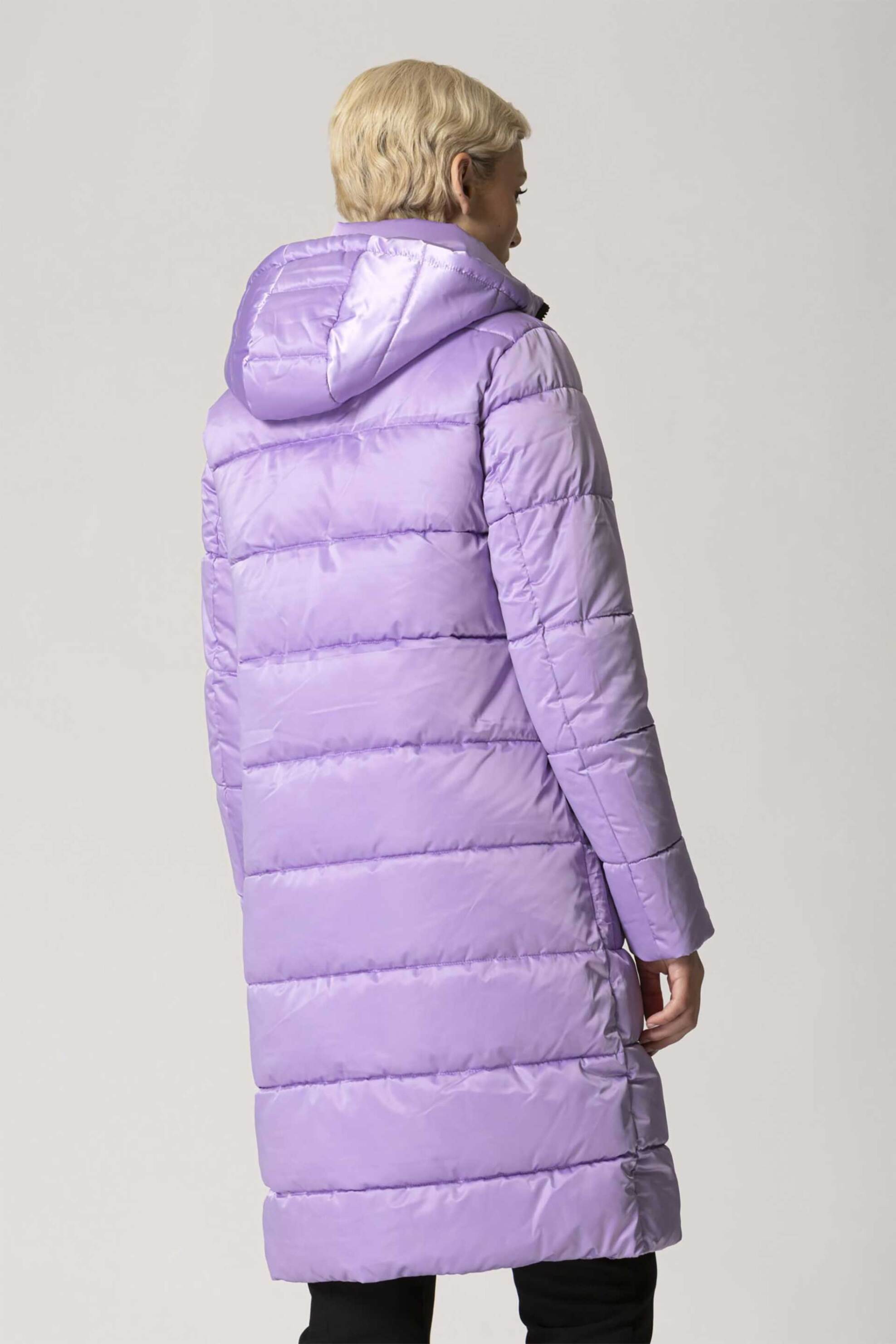 Billy Sabbado γυναικείο μπουφάν με καπιτονέ σχέδιο και κουκούλα - 4925862104 Μοβ φωτογραφία