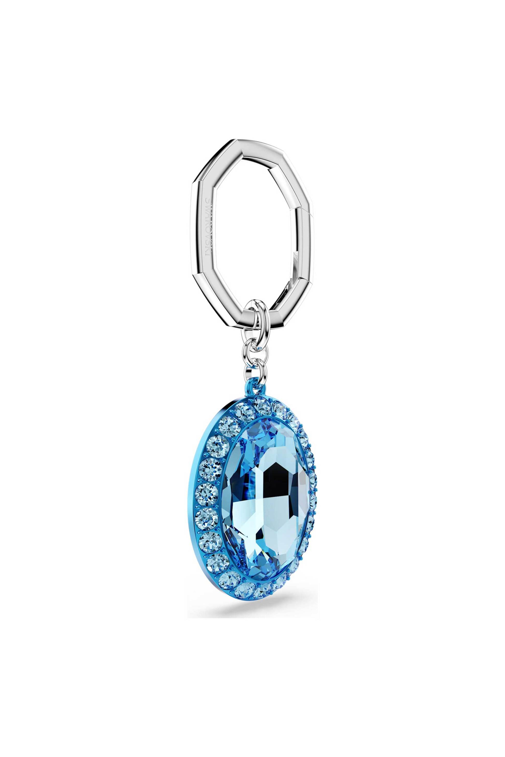 Swarovski μπρελόκ κοπή οβάλ, μπλε, φινίρισμα από διάφορα μέταλλα - 5666644 φωτογραφία