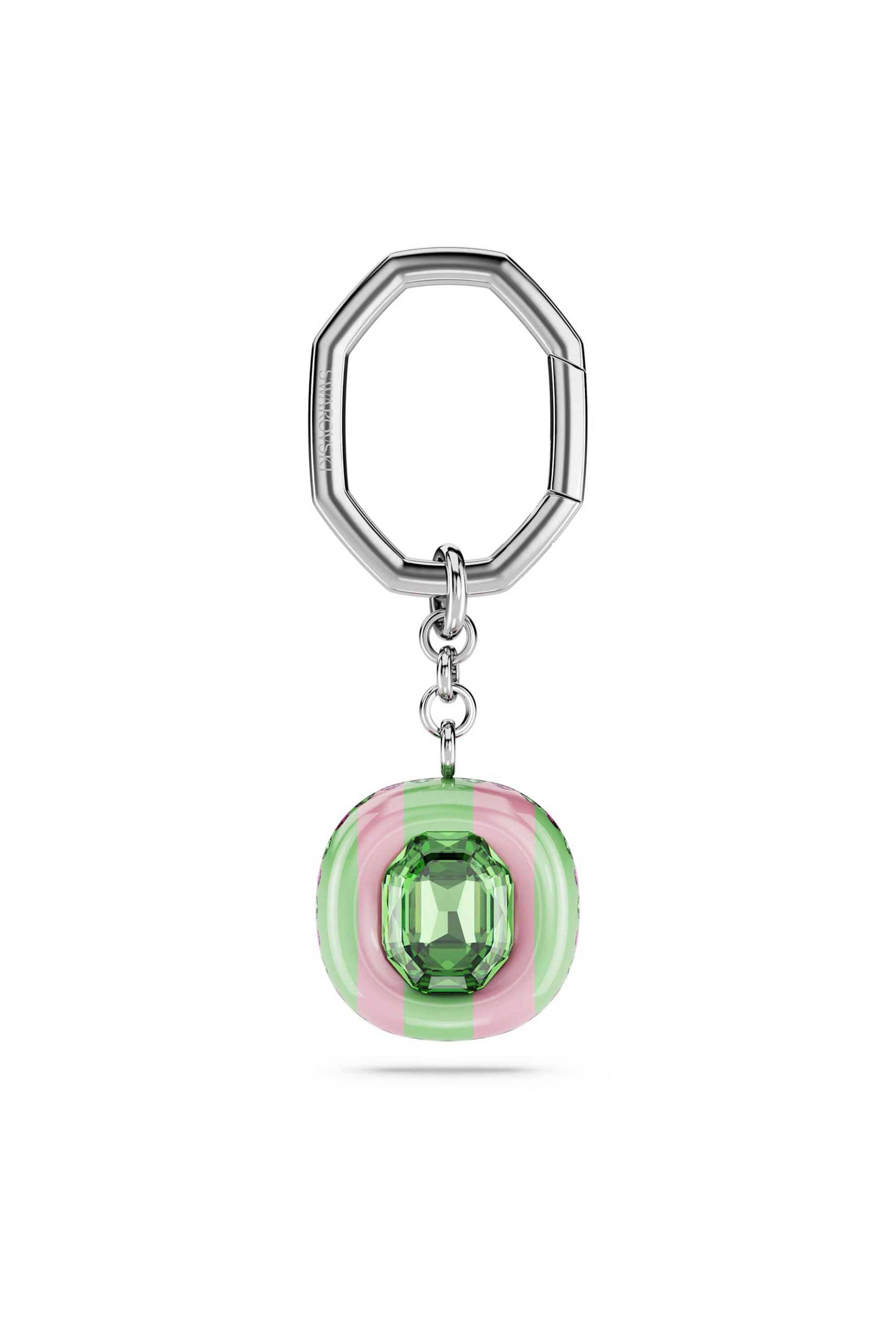 SWAROVSKI Swarovski μπρελόκ οκταγωνική κοπή, πολύχρωμο, επιμετάλλωση ροδίου - 5713886