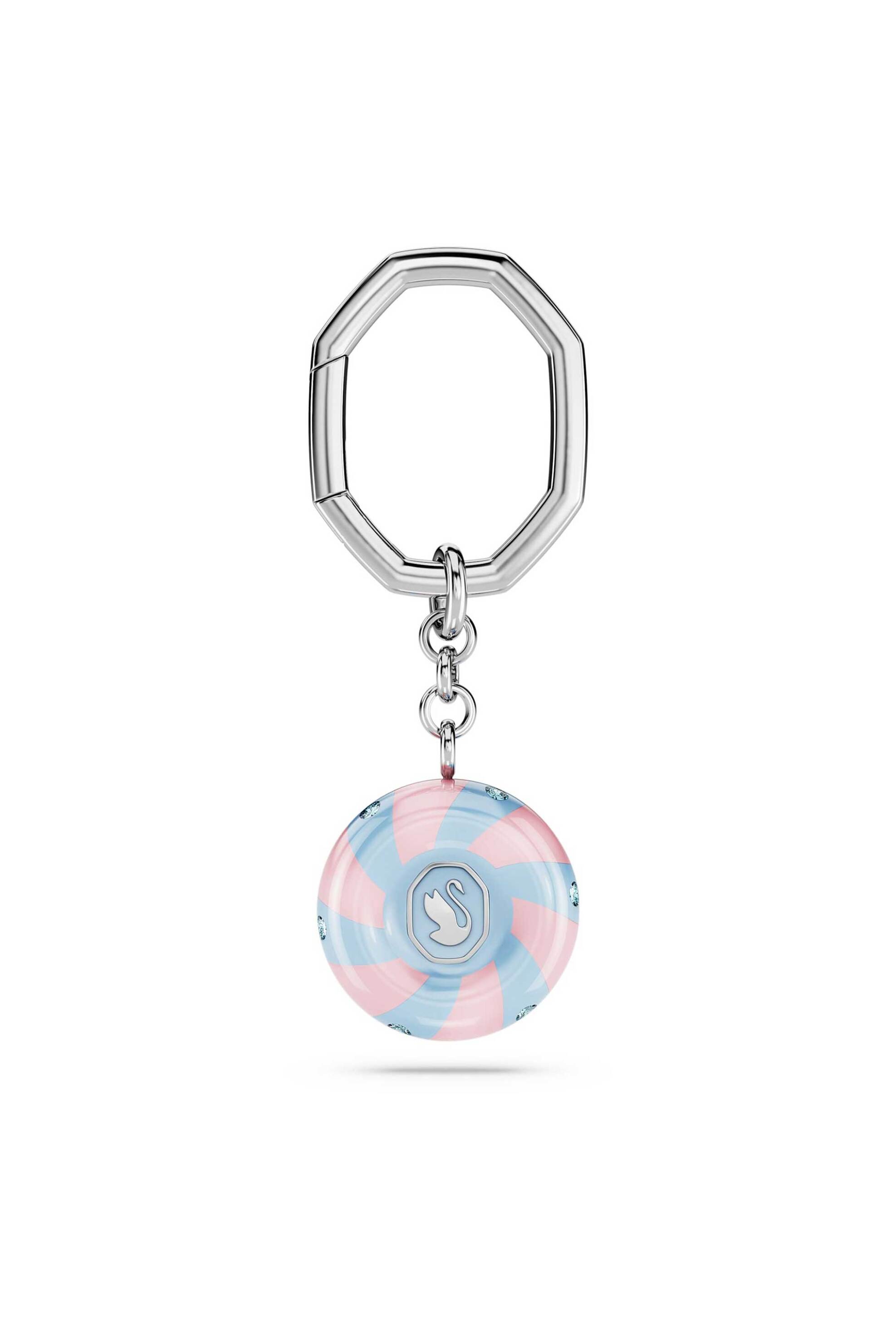 Swarovski γυναικείο μπρελόκ στρογγυλή κοπή, πολύχρωμο, επιμετάλλωση ροδίου "Dulcis" - 5713885 φωτογραφία