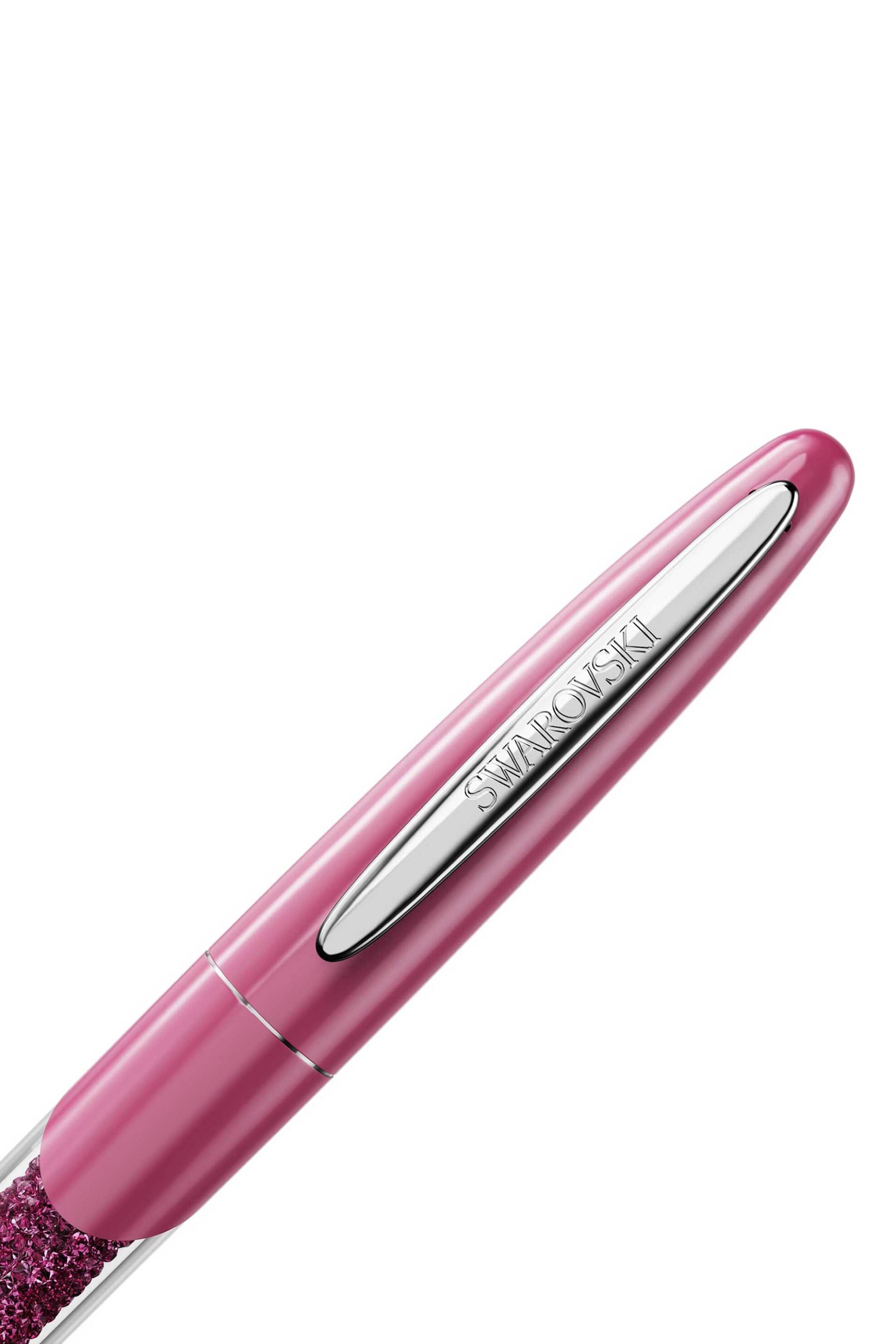 Swarovski γυναικείο στυλό rollerball ροζ, επιμετάλλωση χρωμίου "Crystalline" - 5717141 φωτογραφία