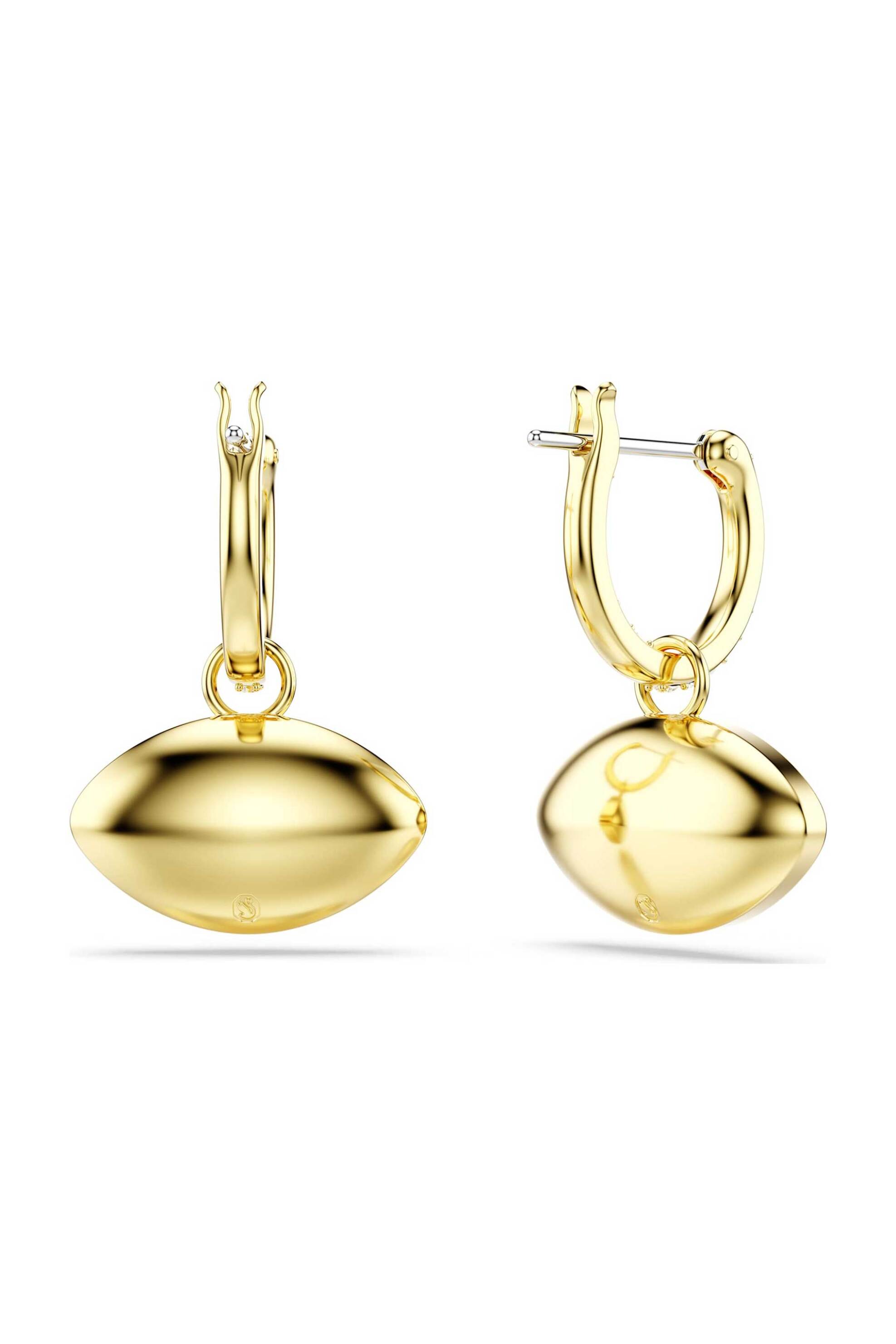 SWAROVSKI Swarovski γυναικεία σκουλαρίκια-σταγόνα μάτι, μπλε, επιμετάλλωση σε χρυσαφί τόνο "Symbolica" - 5692163 - 3