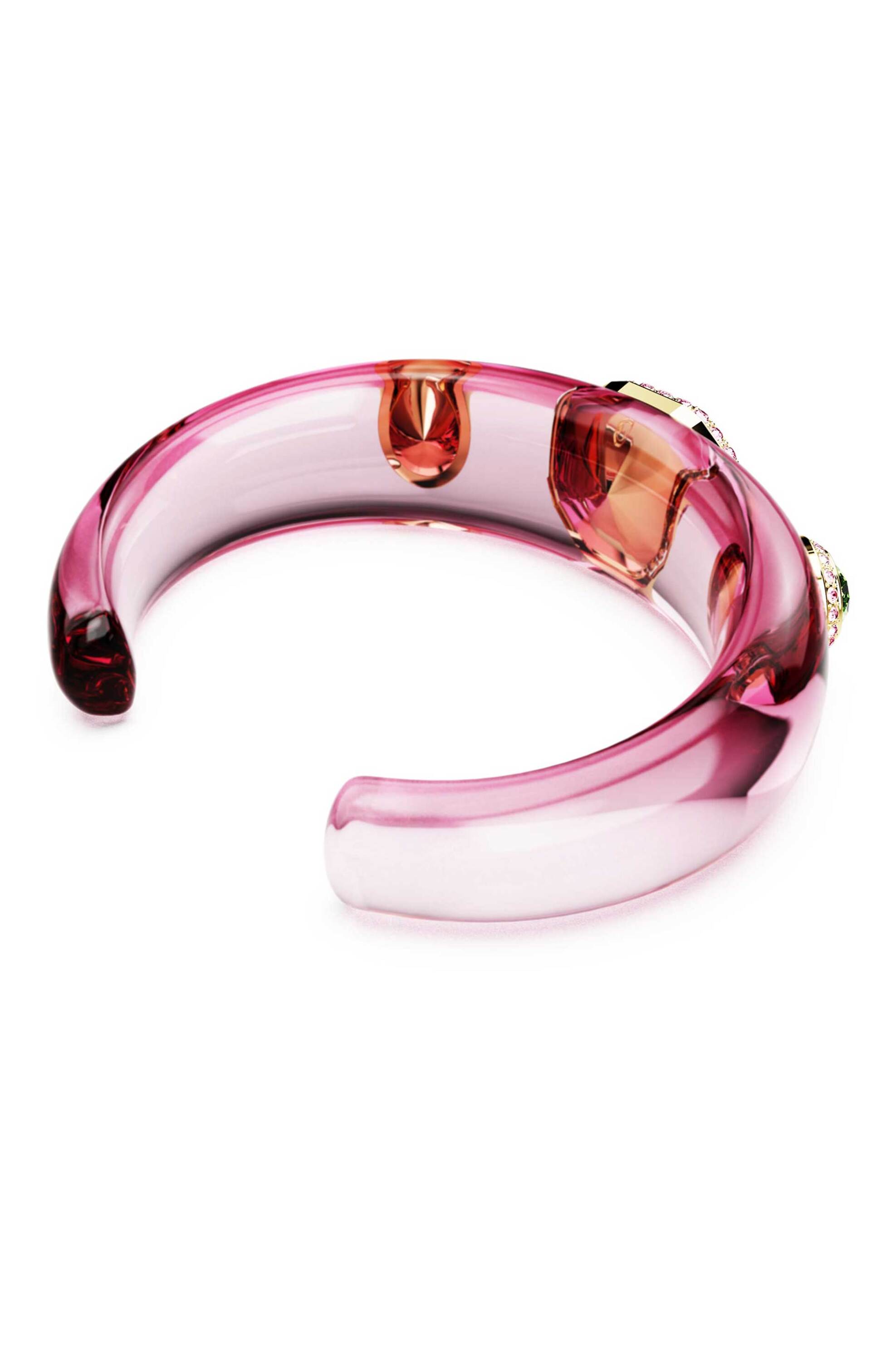 Swarovski Γυναικεία Χειροπέδα Μείξη Κοπών Πολύχρωμο Επιμετάλλωση σε Χρυσαφί Τόνο Dulcis - 5714382