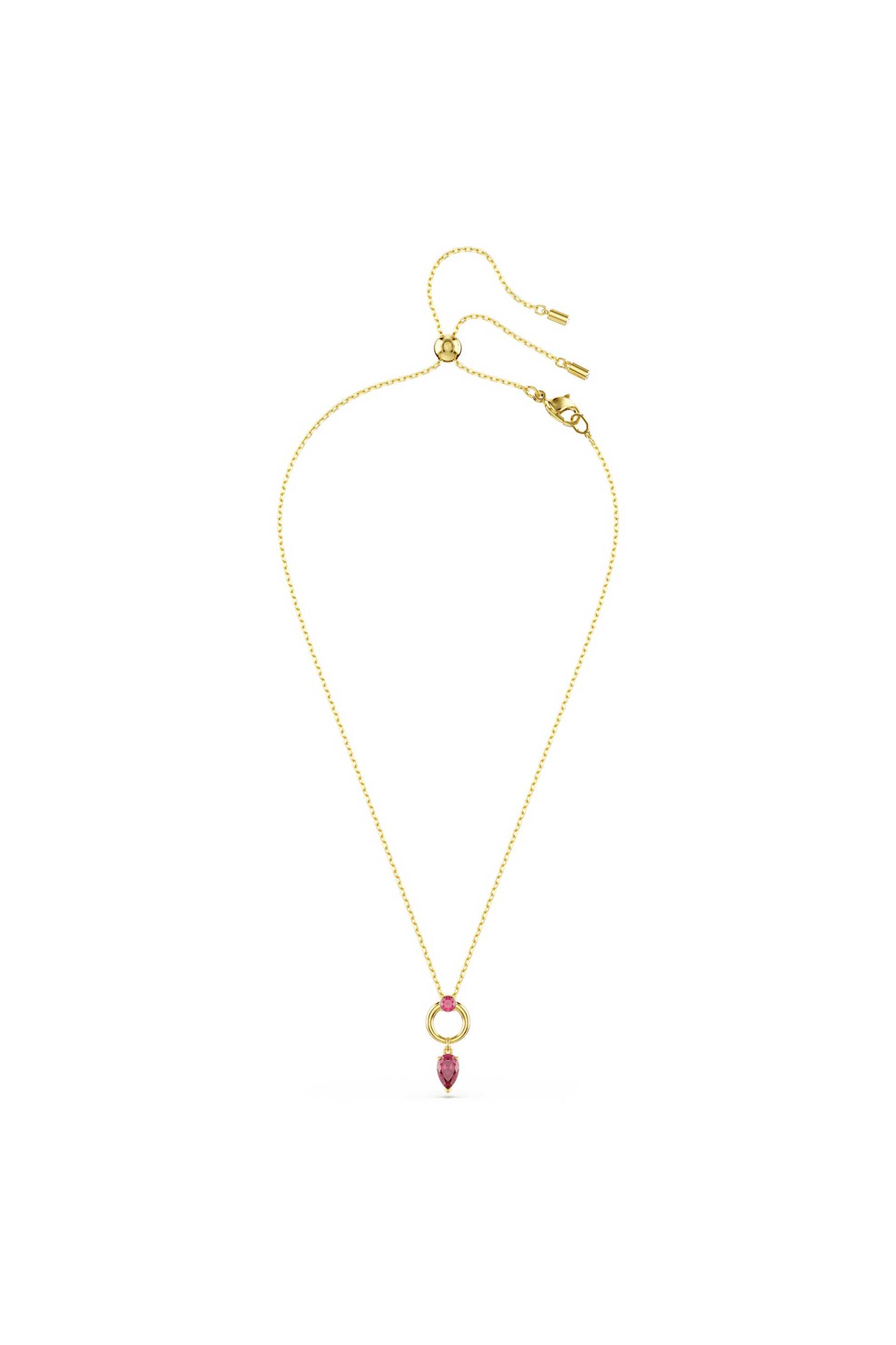 SWAROVSKI Swarovski γυναικείο μενταγιόν μίξη κοπών, κόκκινο, επιμετάλλωση σε χρυσαφί τόνο "Mesmera" - 5732487 - 2