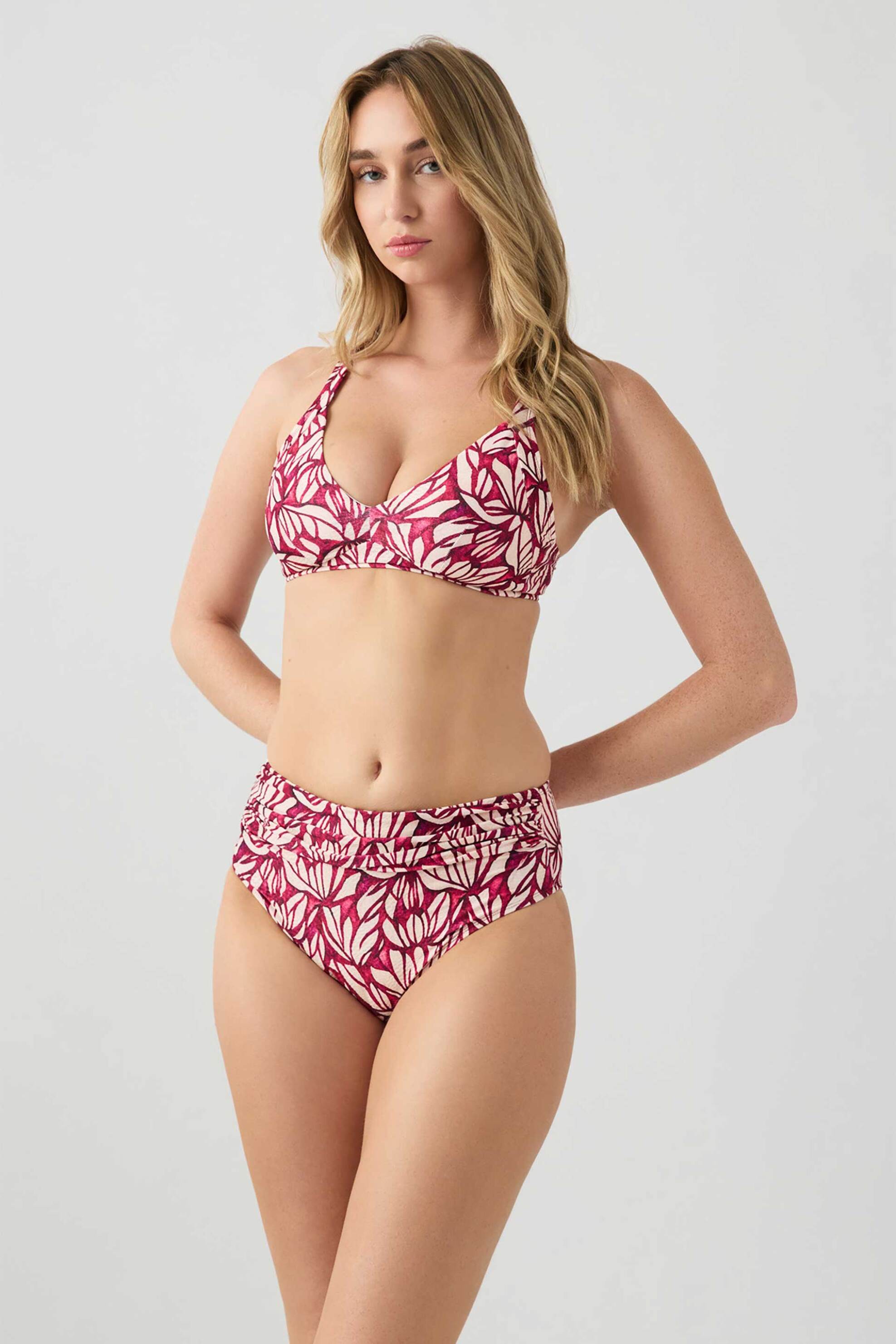 MINERVA Minerva γυναικείο μαγιό μπικίνι σλιπ Soraya Culotte - 90-92803-002-354 Μπορντό