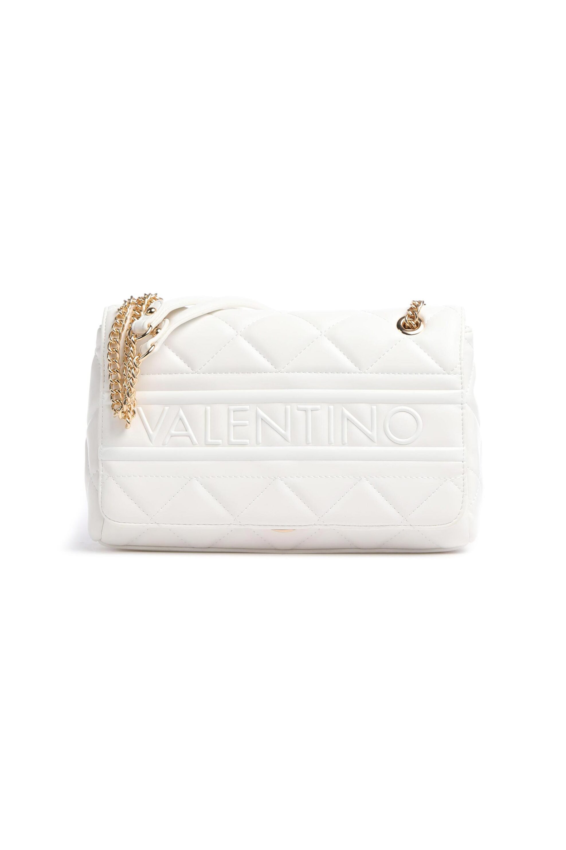 Γυναίκα > ΤΣΑΝΤΕΣ > Τσάντες Ώμου & Shopper Bags Valentino γυναικεία τσάντα ώμου με καπιτονέ σχέδιο μονόχρωμη "Ada" - 56KVBS51O05/ADA Λευκό