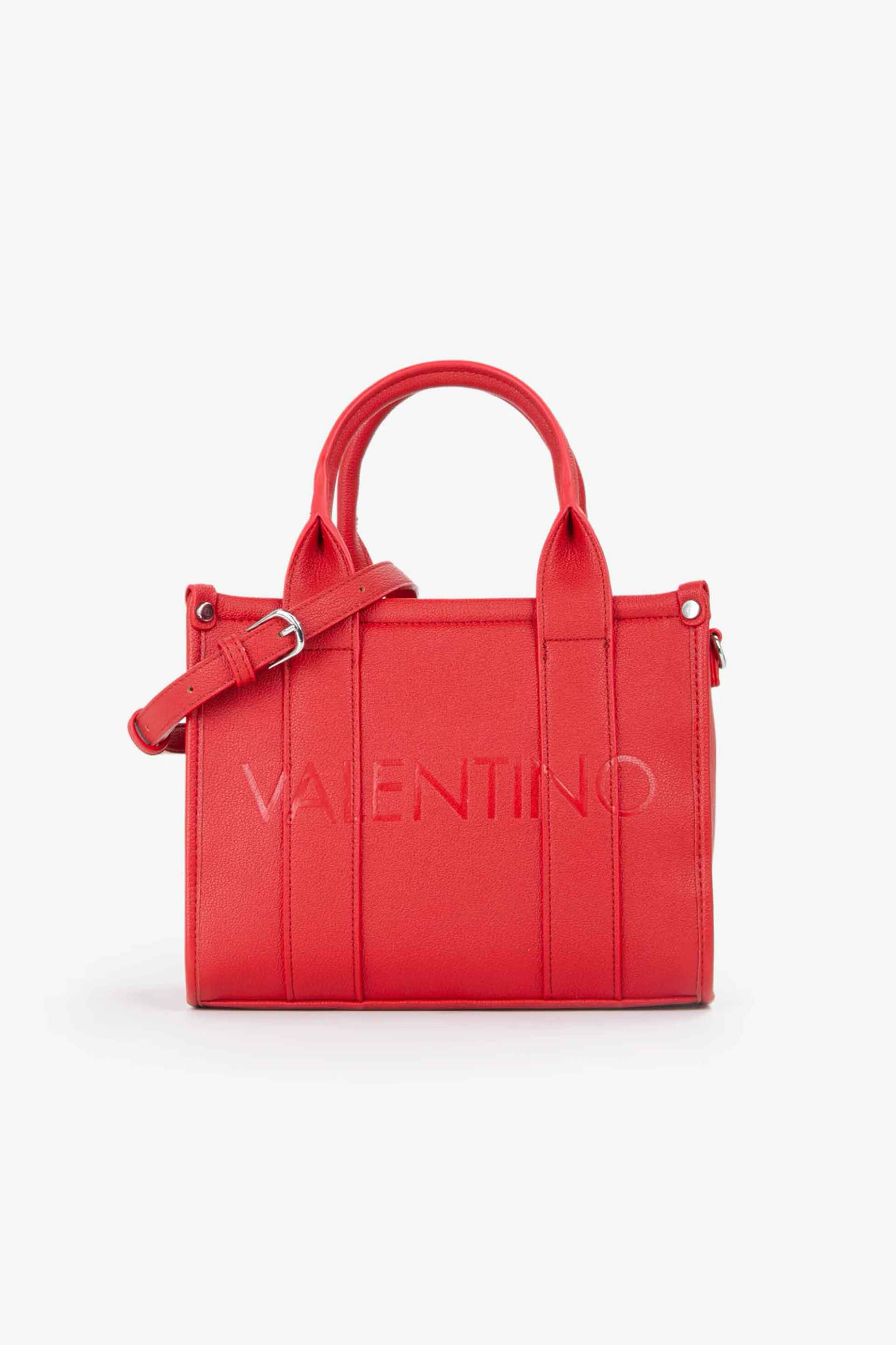 VALENTINO BY MARIO VALENTINO Valentino γυναικεία τσάντα χειρός με λογότυπο "Sirah" - 18LVBS8YH05/SYR Κόκκινο