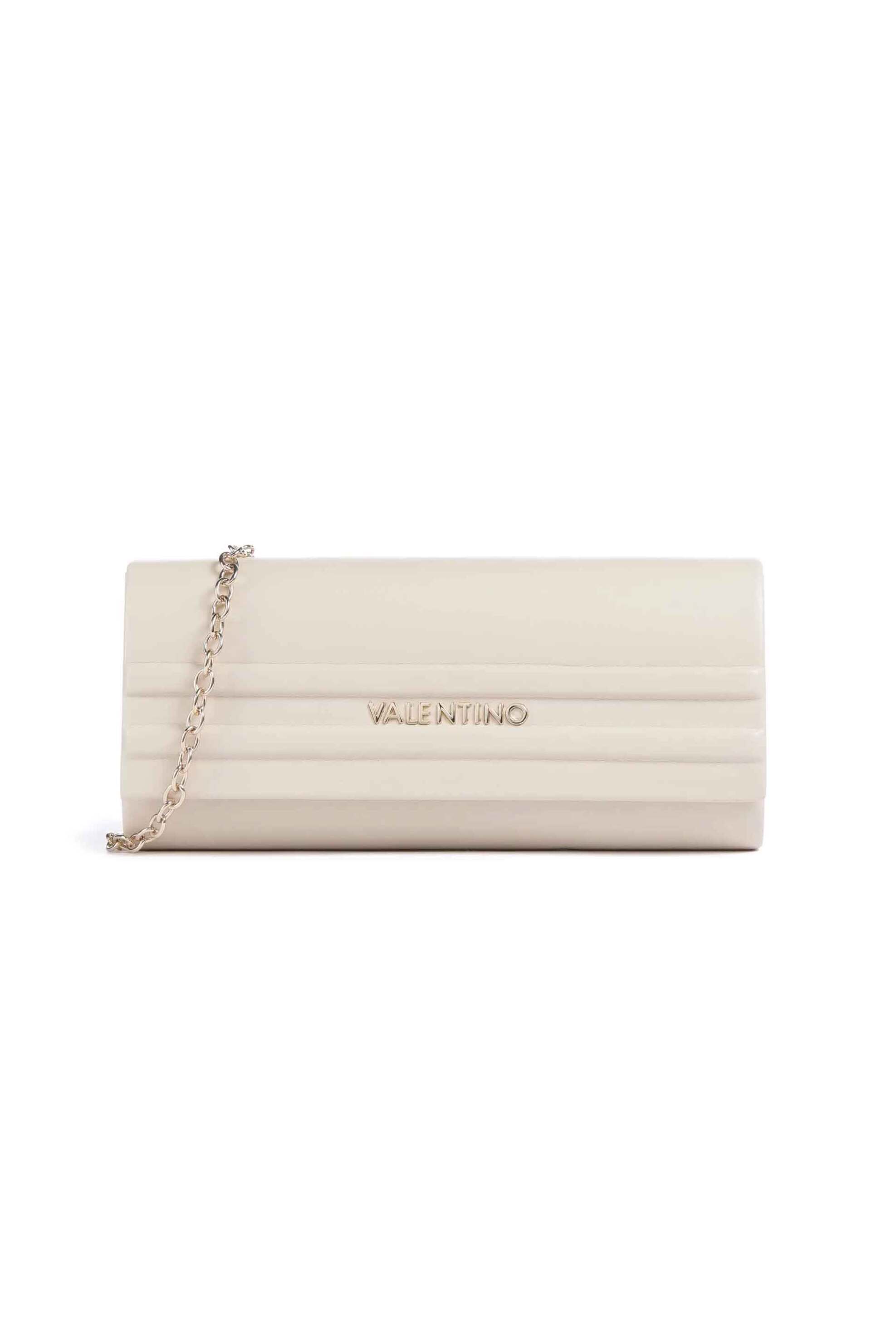 VALENTINO BY MARIO VALENTINO Valentino γυναικείος φάκελος/crossbody με μεταλλικό λογότυπο "Sofie" - 18LVBS90717/SOF Εκρού