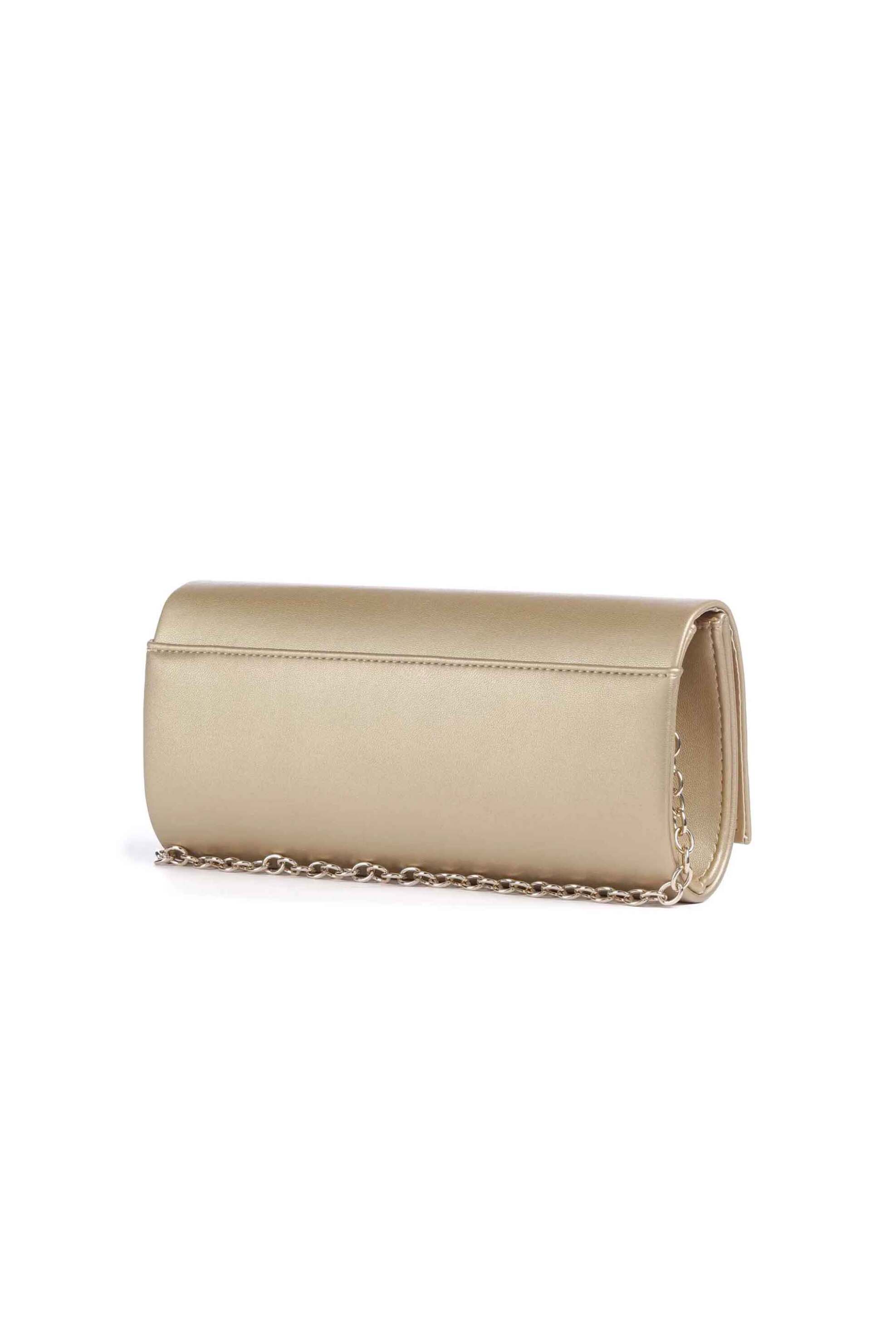 Valentino γυναικείος φάκελος/crossbody με μεταλλικό λογότυπο "Sofie" - 18LVBS90717/SOF Χρυσό φωτογραφία