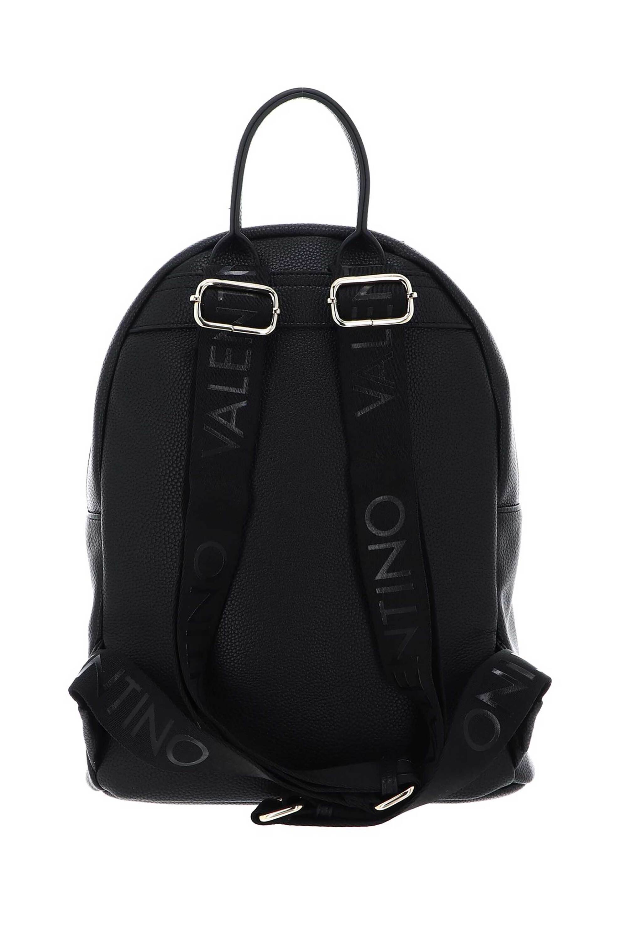 Valentino γυναικείο backpack με μεταλλικό λογότυπο "Never" - 18LVBS8GL20/NEV Μαύρο φωτογραφία
