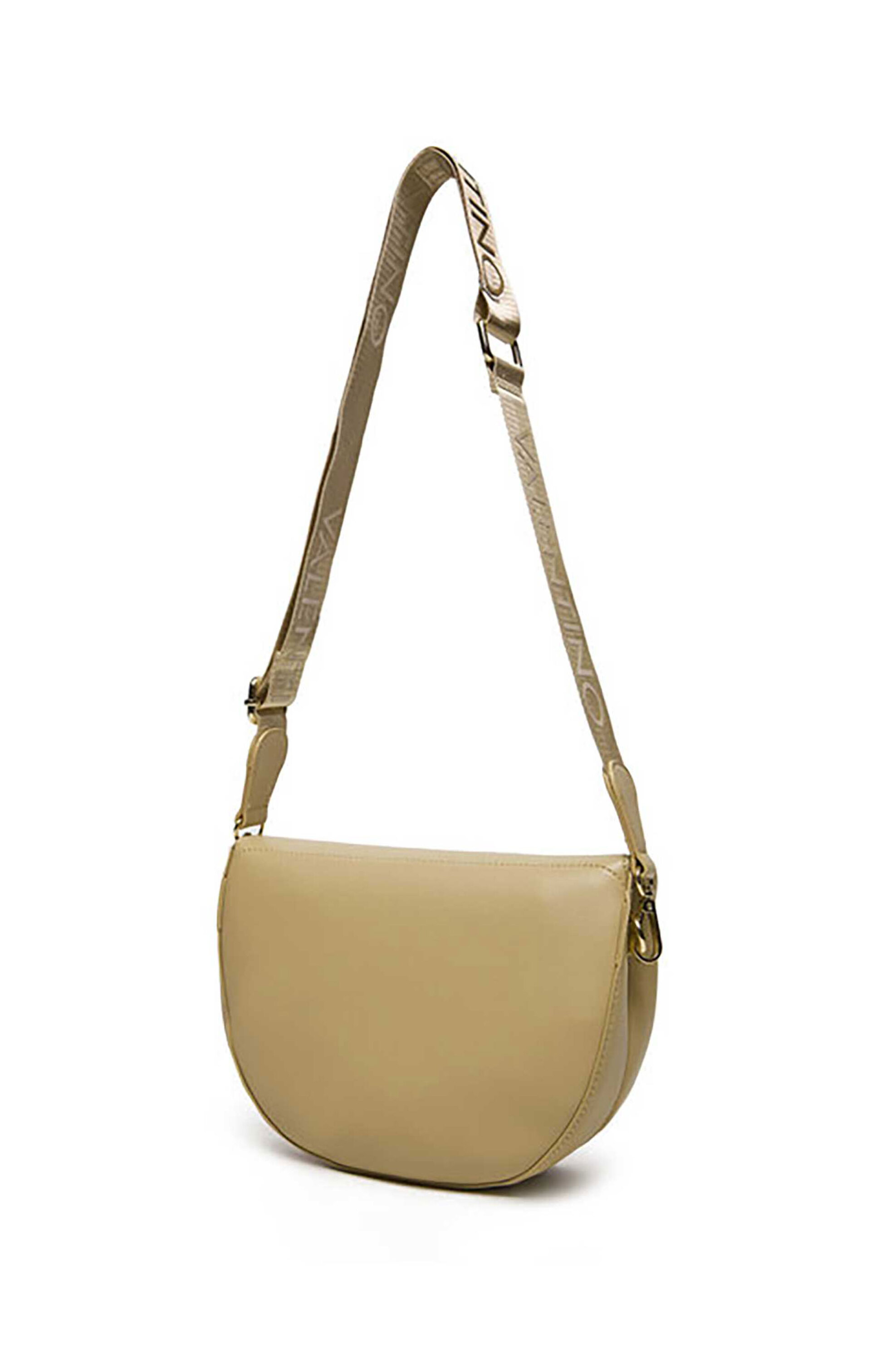 Valentino γυναικεία τσάντα crossbody με μεταλλικό λογότυπο - 46LVBS3XJ02/BIG Καφέ φωτογραφία