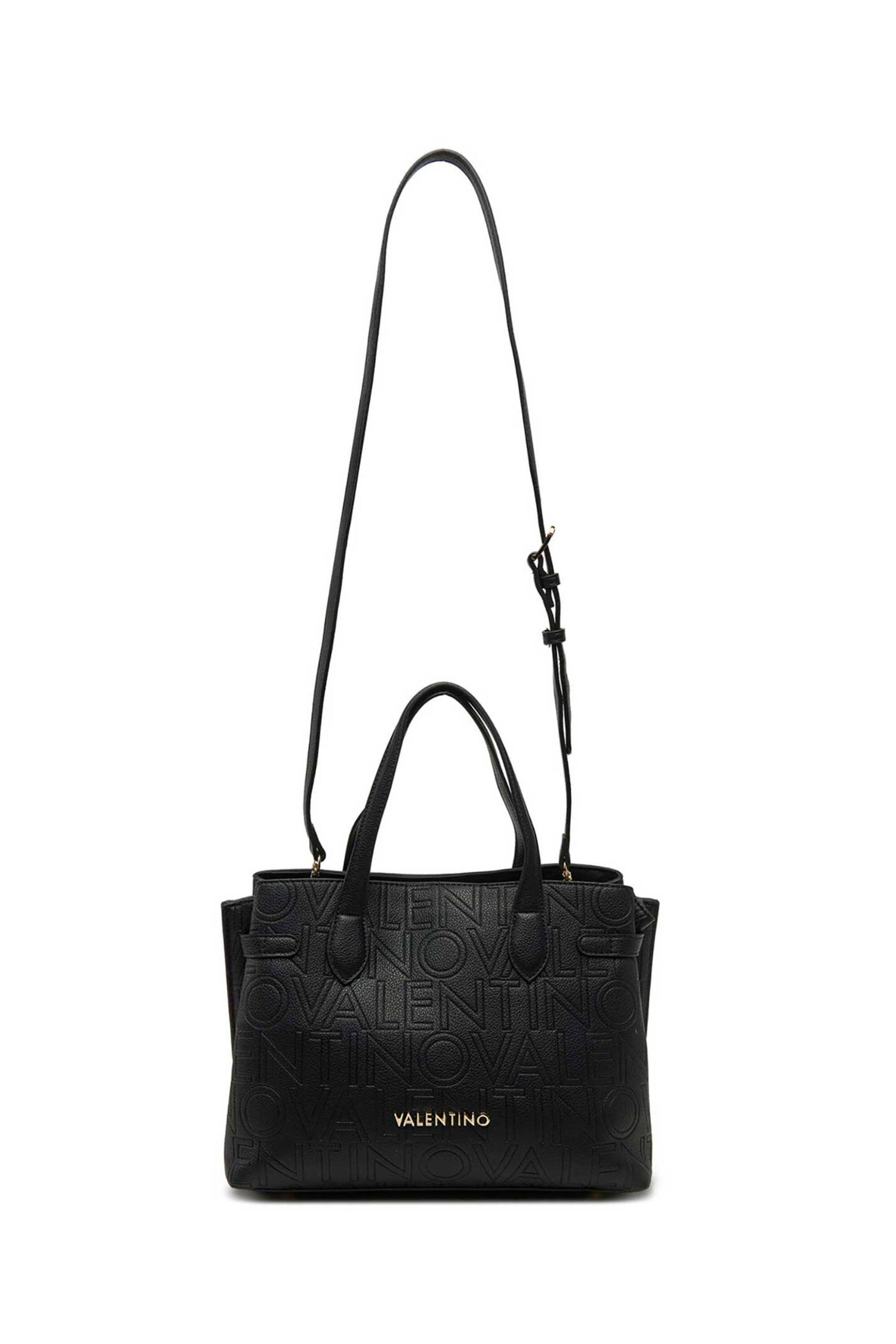 Valentino γυναικεία τσάντα χειρός "Pansy" - 46LVBS8PG04/PAN Μαύρο φωτογραφία