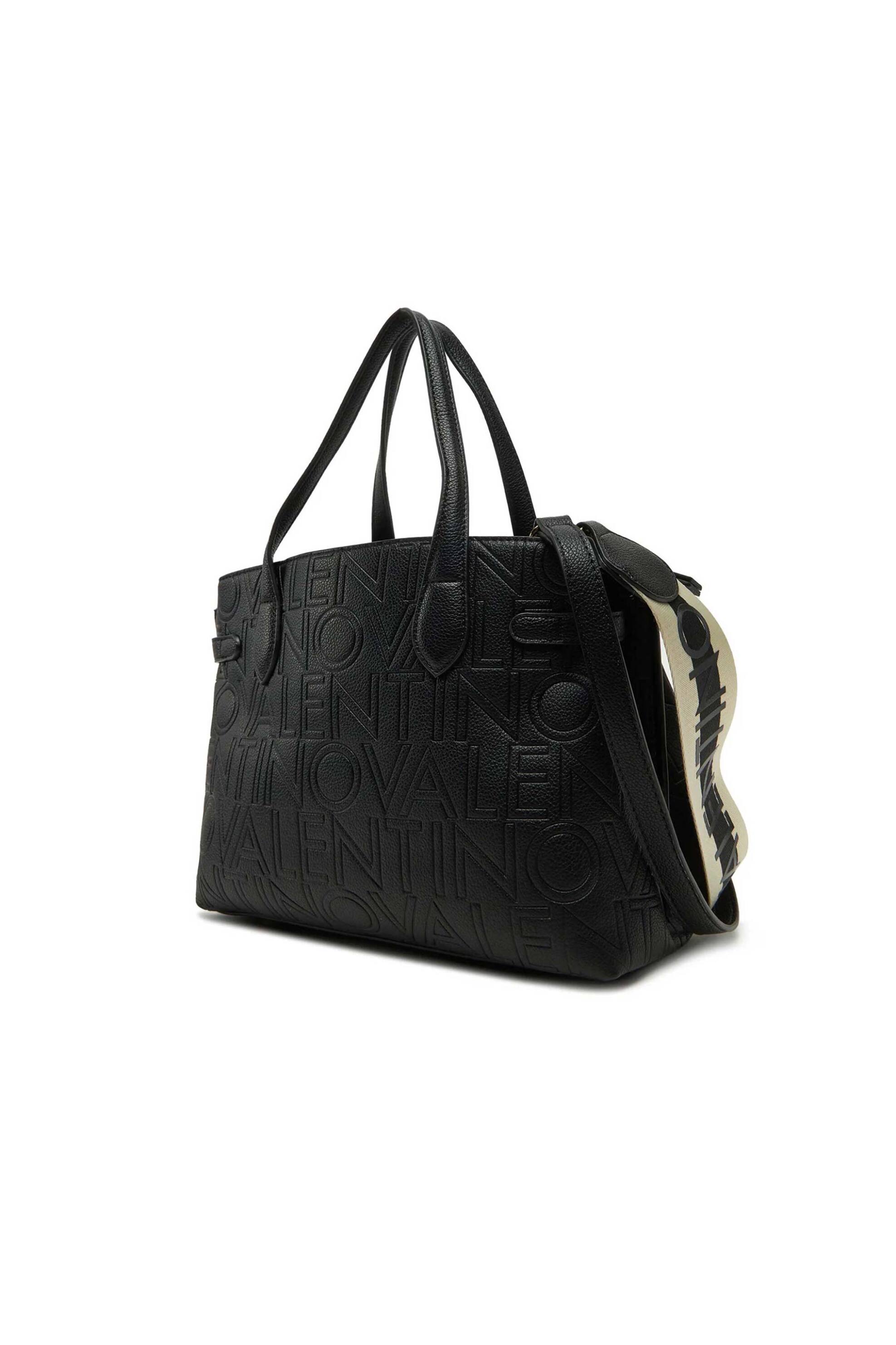 Valentino γυναικεία τσάντα χειρός "Pansy" - 46LVBS8PG04/PAN Μαύρο φωτογραφία