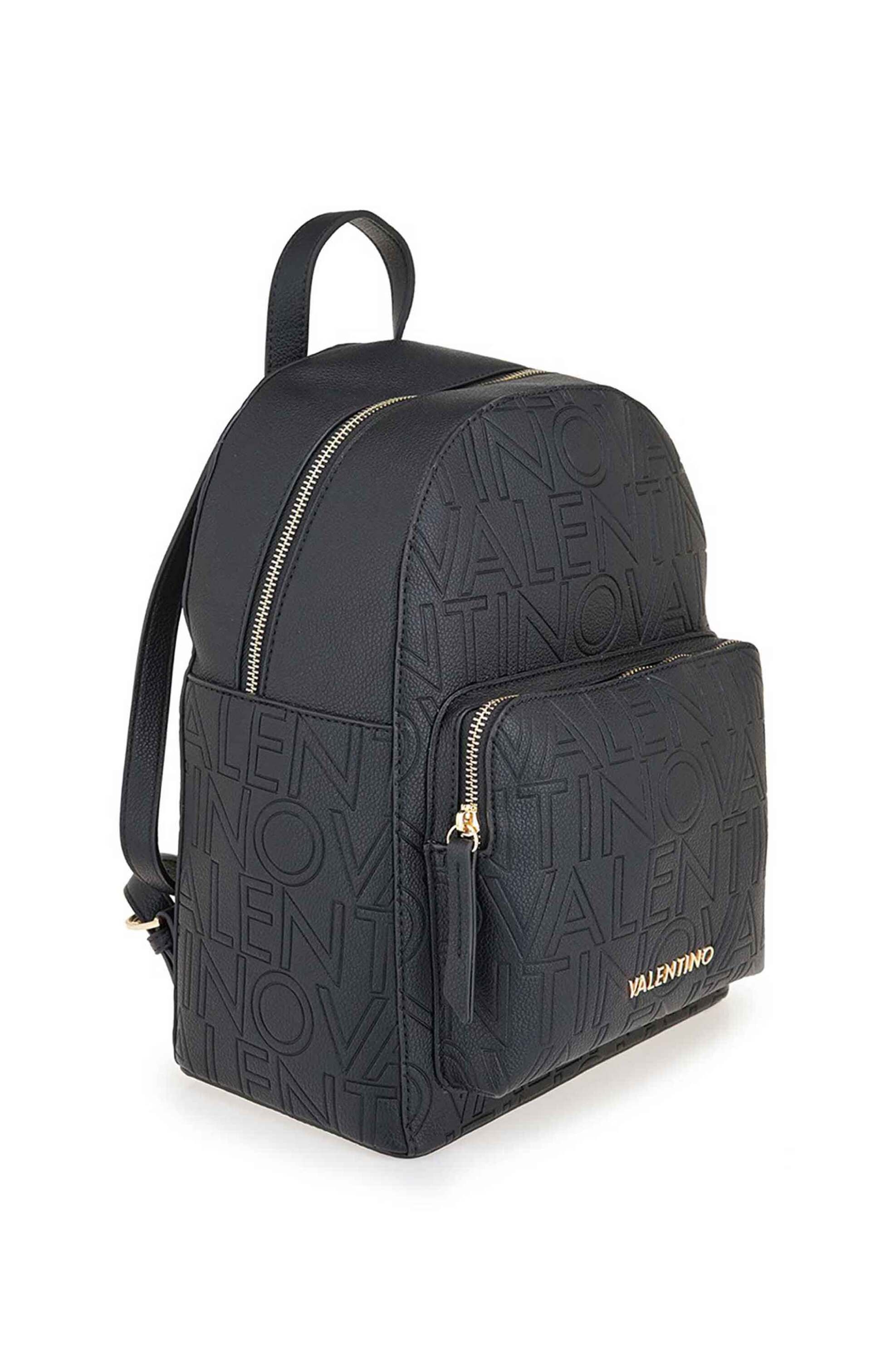 Valentino γυναικείο backpack με all-over ανάγλυφο λογότυπο - 46LVBS8PG20/PAN Μαύρο φωτογραφία