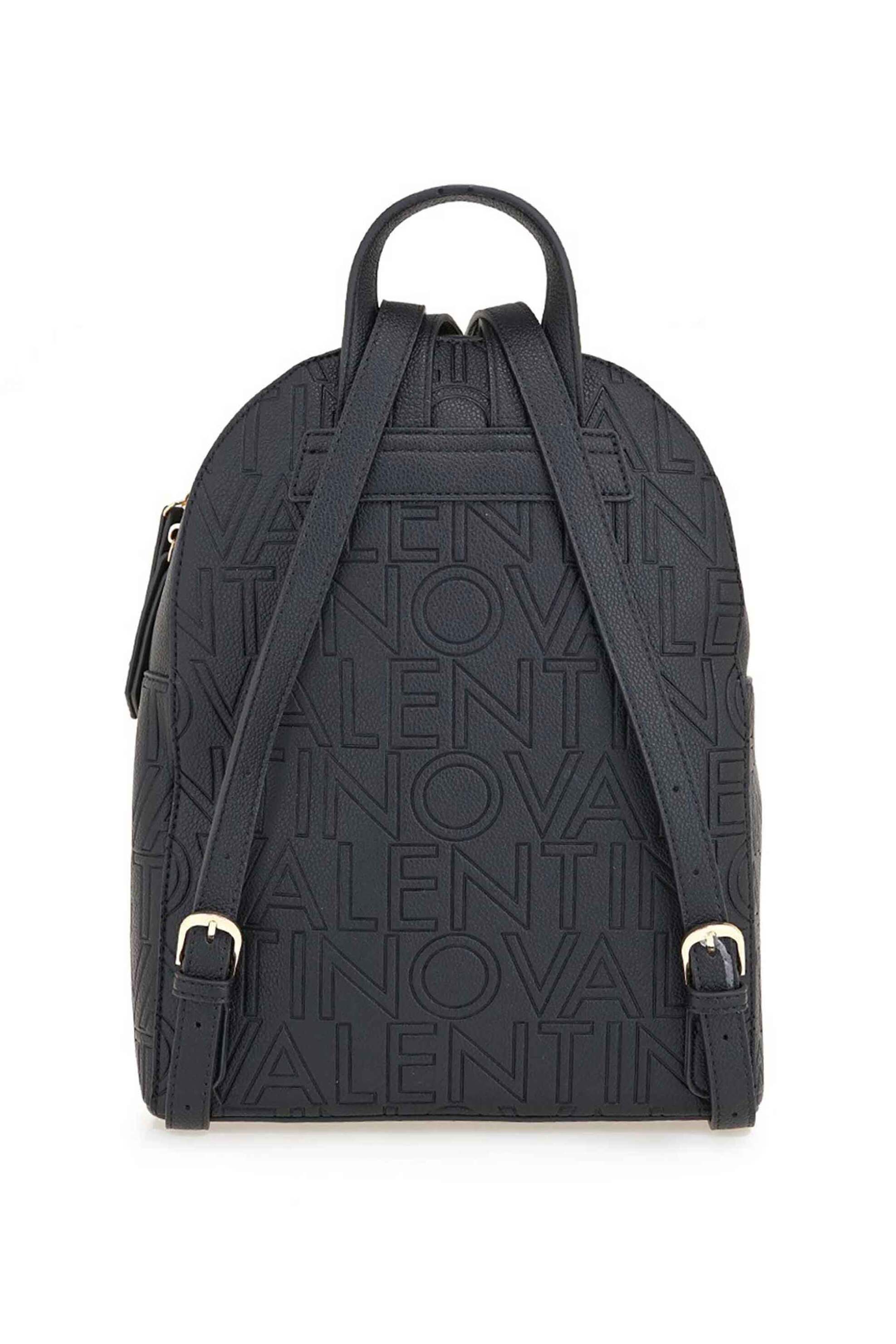 Valentino γυναικείο backpack με all-over ανάγλυφο λογότυπο - 46LVBS8PG20/PAN Μαύρο φωτογραφία