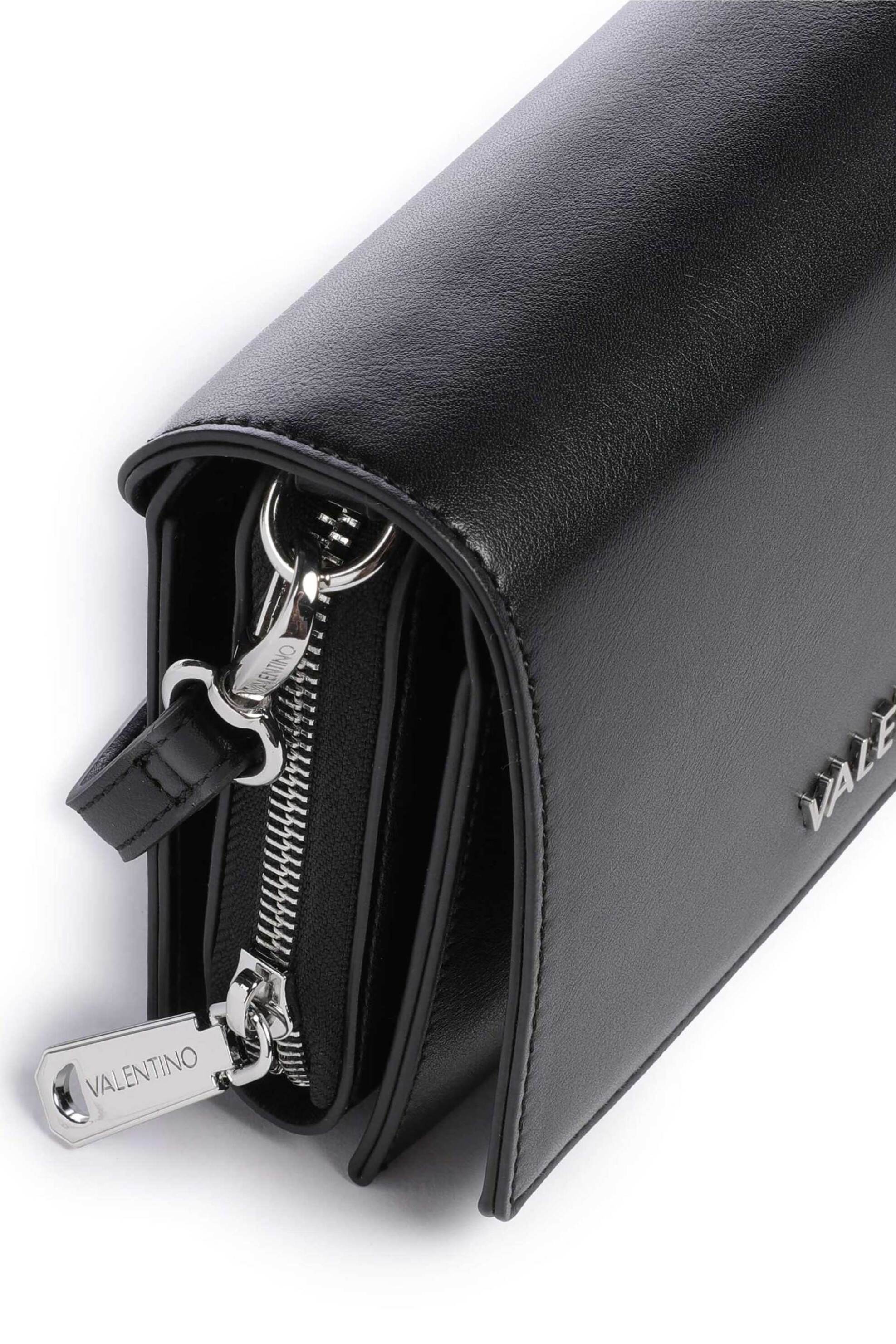 Valentino γυναικεία τσάντα crossbody με μεταλλικό λογότυπο "Ember" - 46LVBS9IE17/EMB Μαύρο φωτογραφία