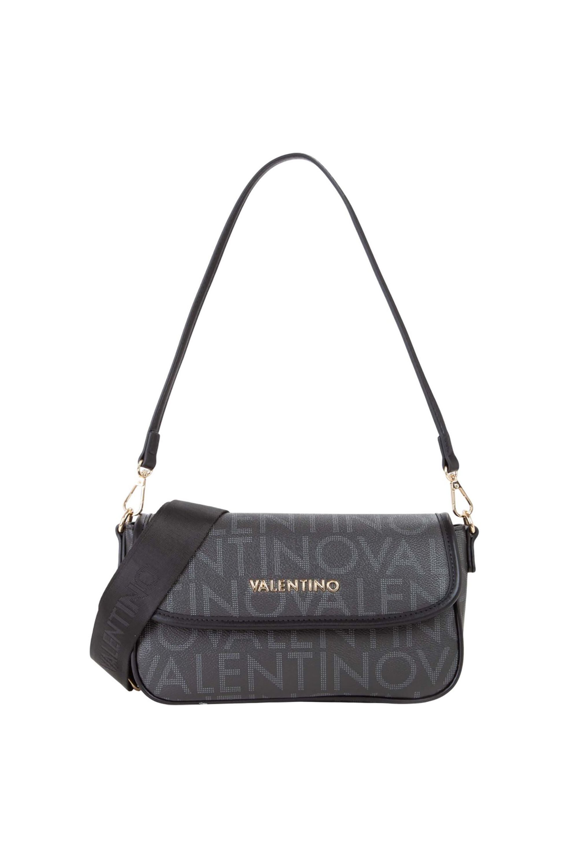 Valentino γυναικεία τσάντα ώμου "Regina Re Flap" - 46LVBS9IS09/REG Μαύρο