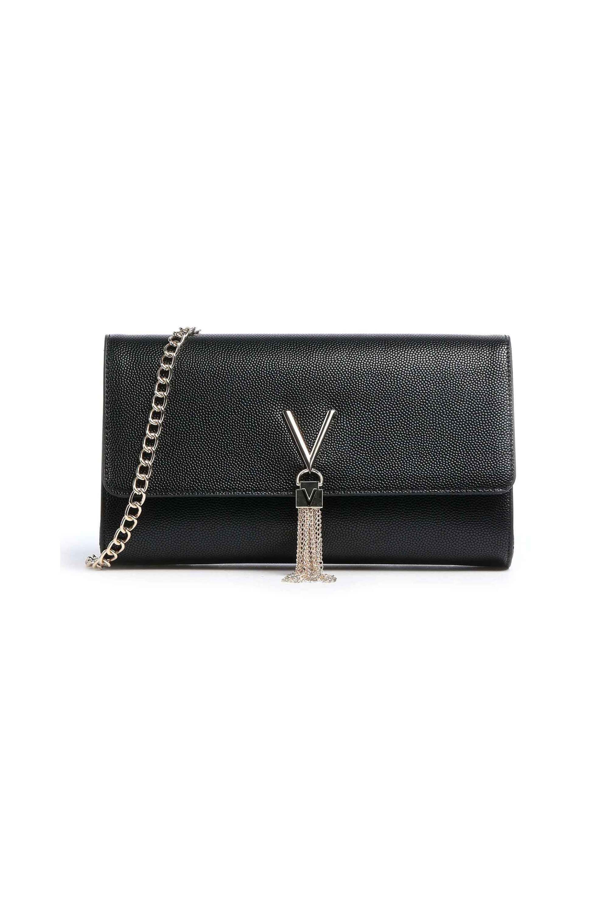 Valentino γυναικεία τσάντα crossbody "Divina" - 74LVBS1R401G/DI Μαύρο - Χρυσό