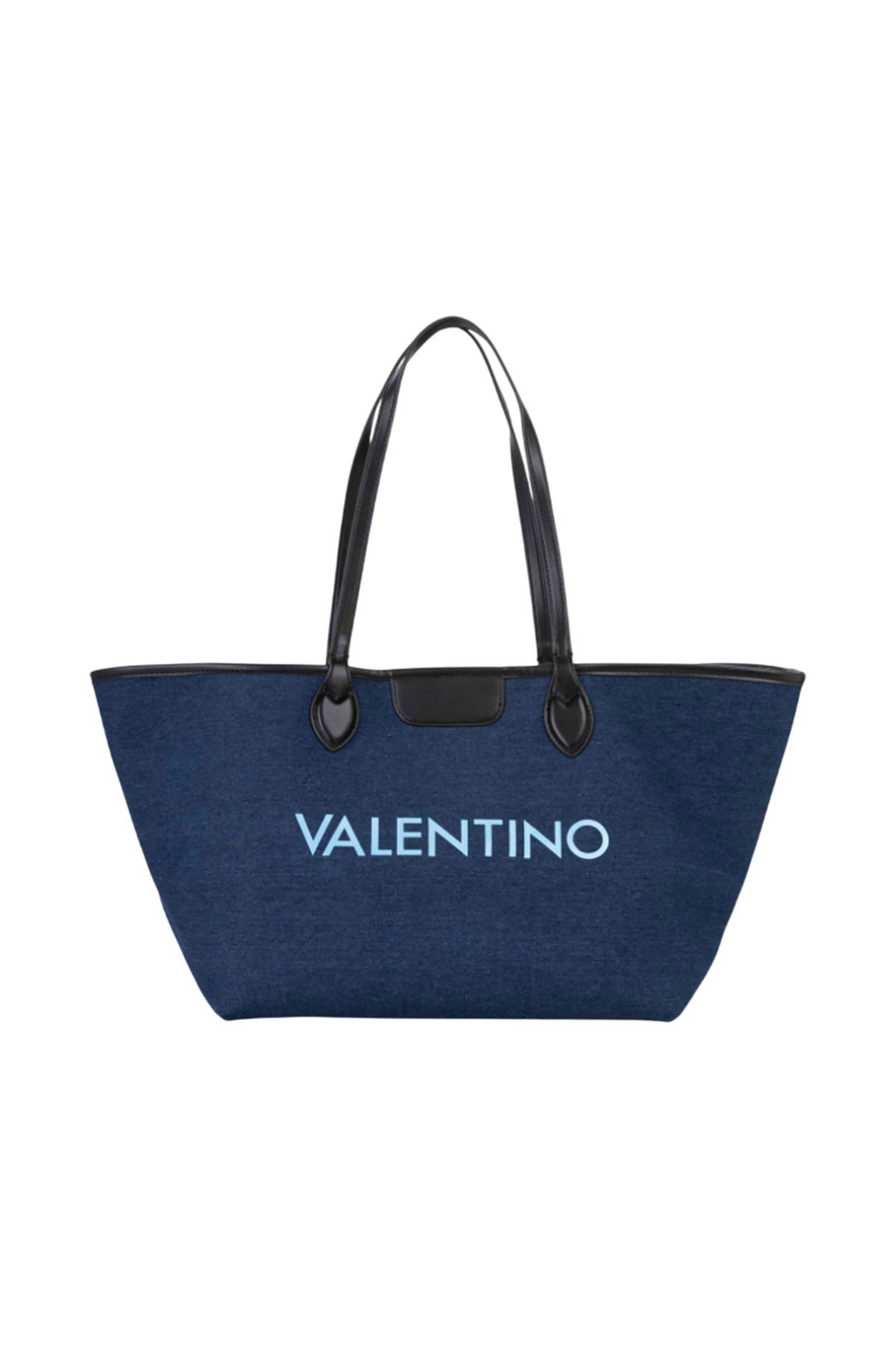 Valentino γυναικεία τσάντα shopper διπλής όψης - 74LVBS9Z501/REV Μπλε Σκούρο