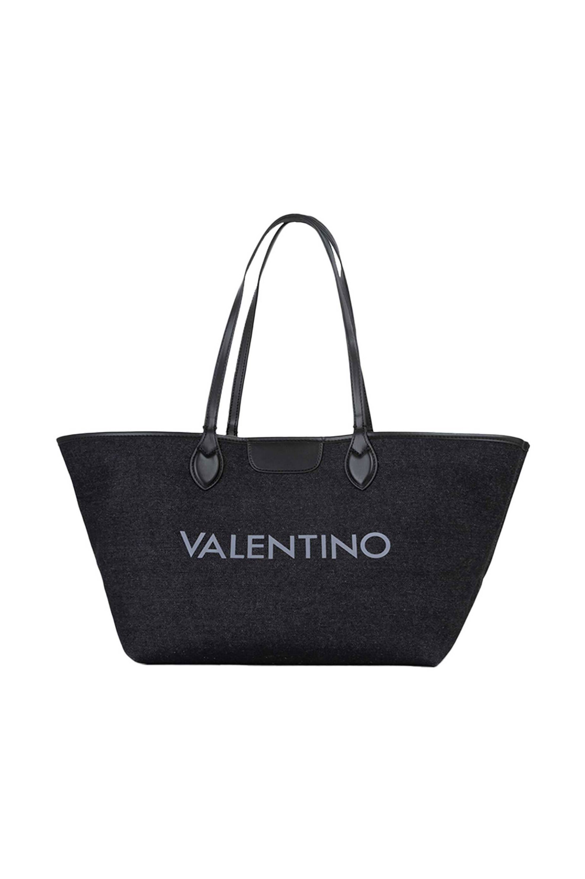 Valentino γυναικεία τσάντα shopper διπλής όψης - 74LVBS9Z501/REV Μαύρο