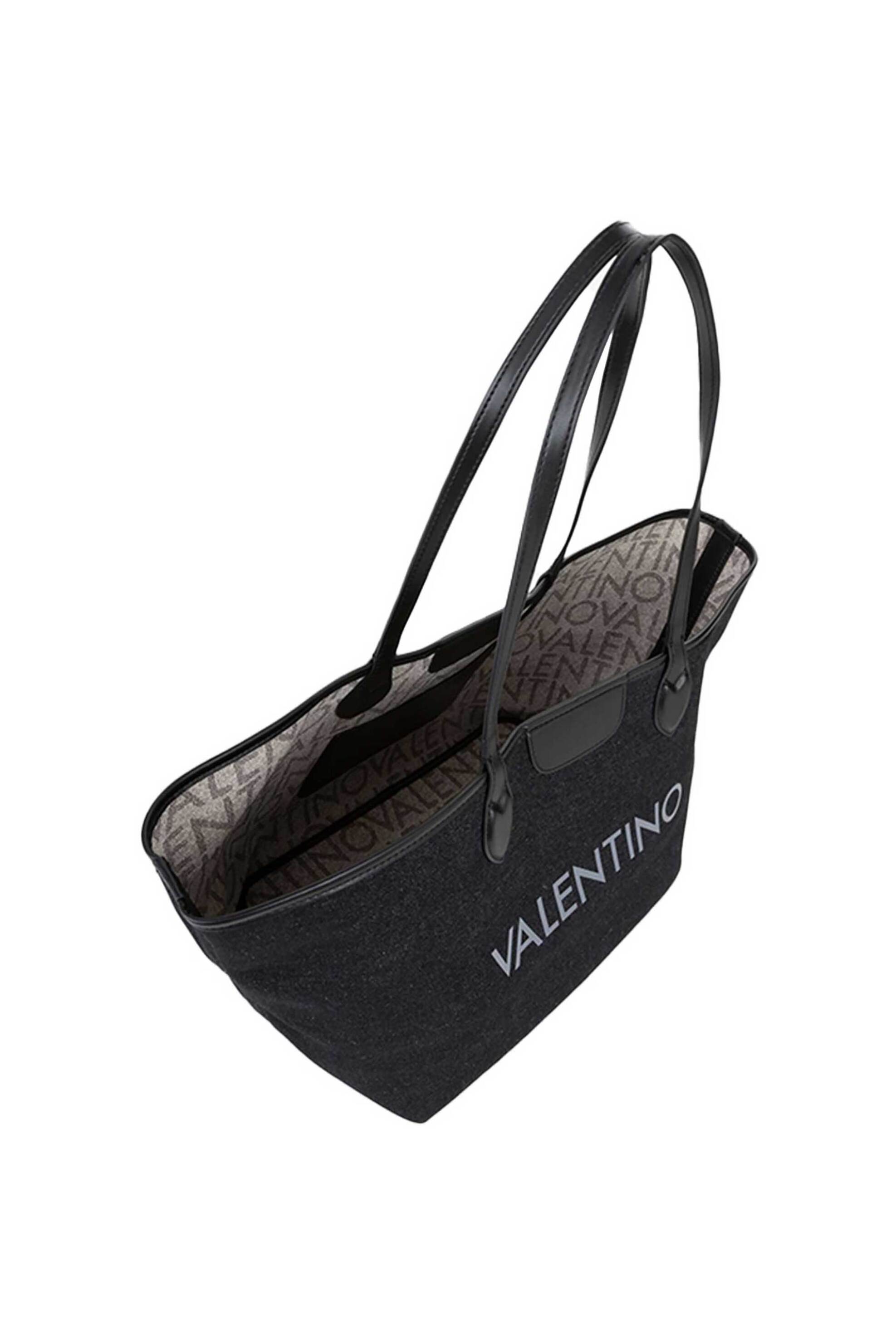 Valentino Γυναικεία Τσάντα Shopper Διπλής Όψης - 74Lvbs9Z501 Rev Μαύρο
