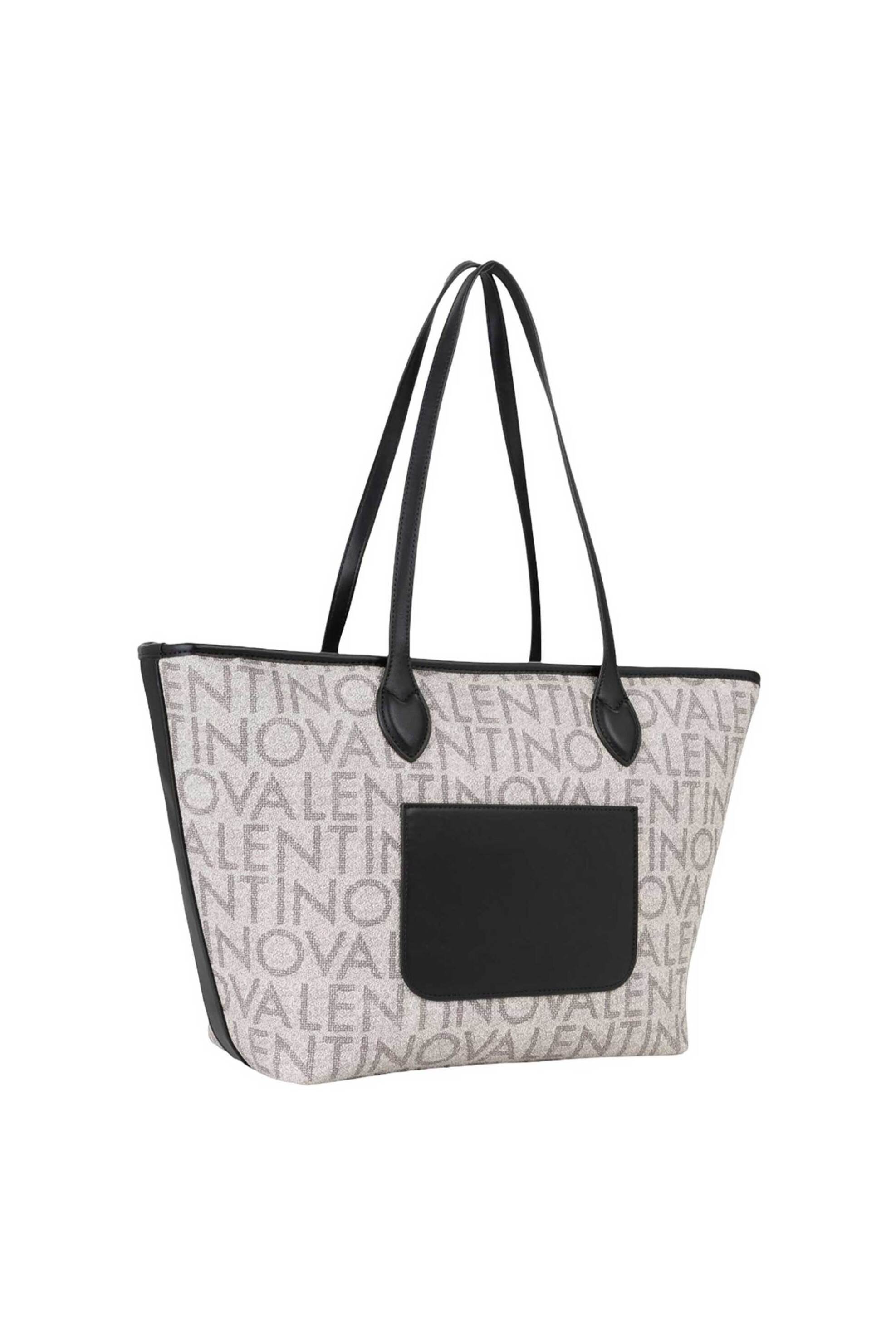 VALENTINO BY MARIO VALENTINO Valentino γυναικεία τσάντα shopper με all-over logo - 74LVBSA1F02/LOG Μαύρο - 2