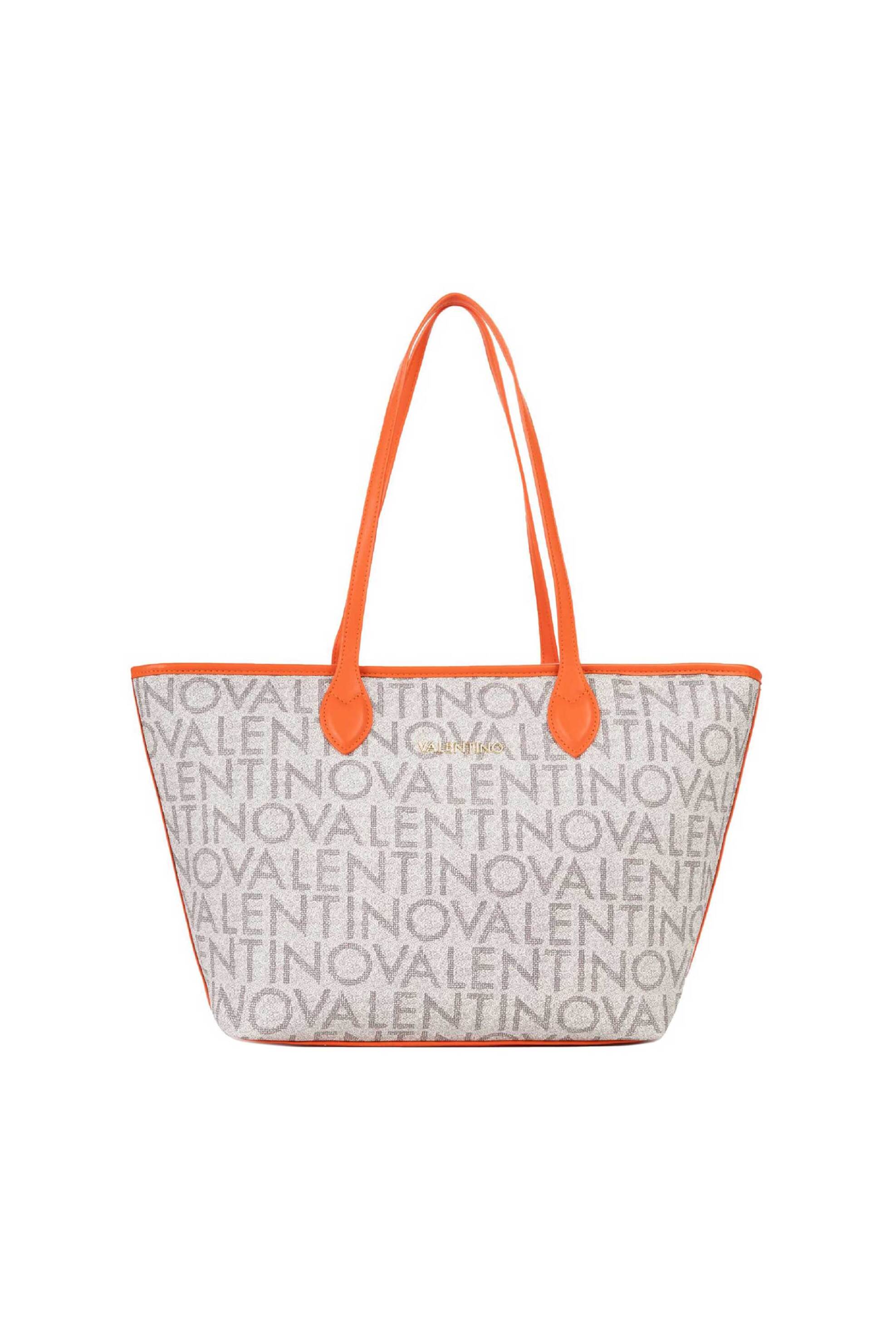 Valentino γυναικεία τσάντα shopper με all-over logo - 74LVBSA1F02/LOG Πορτοκαλί