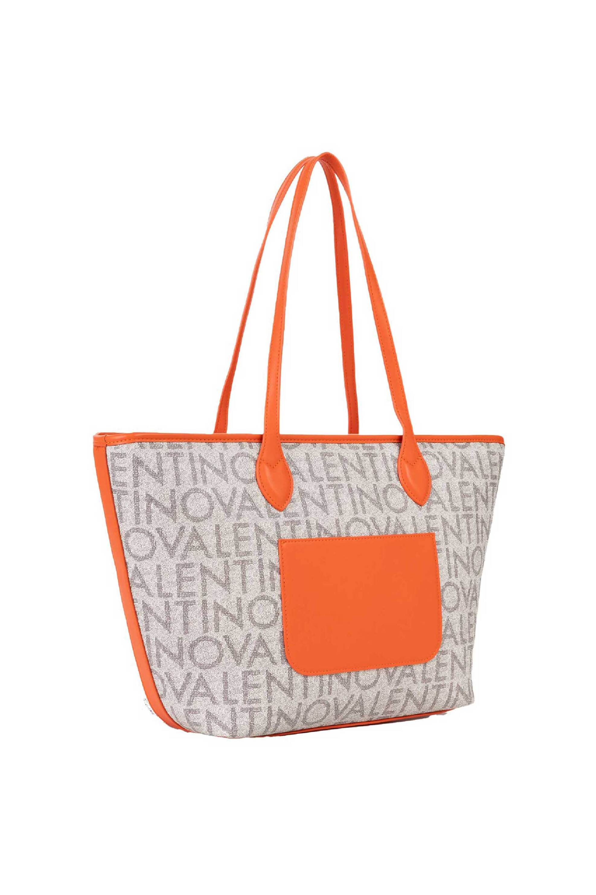 Valentino γυναικεία τσάντα shopper με all-over logo - 74LVBSA1F02/LOG Πορτοκαλί