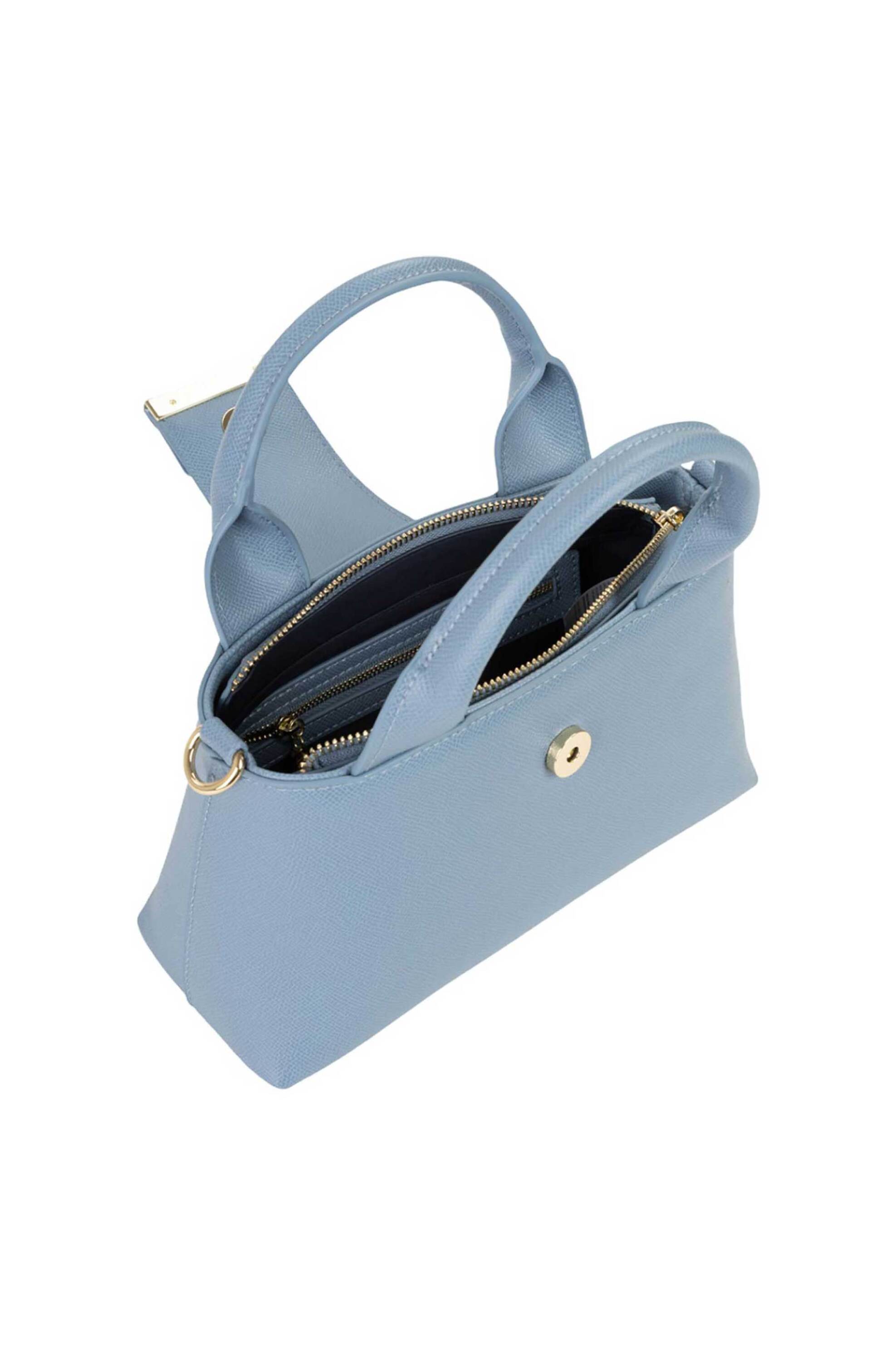 Valentino Γυναικεία Τσάντα Χειρός Dione - 74Lvbs9U806 Dio Μπλε Ανοιχτό
