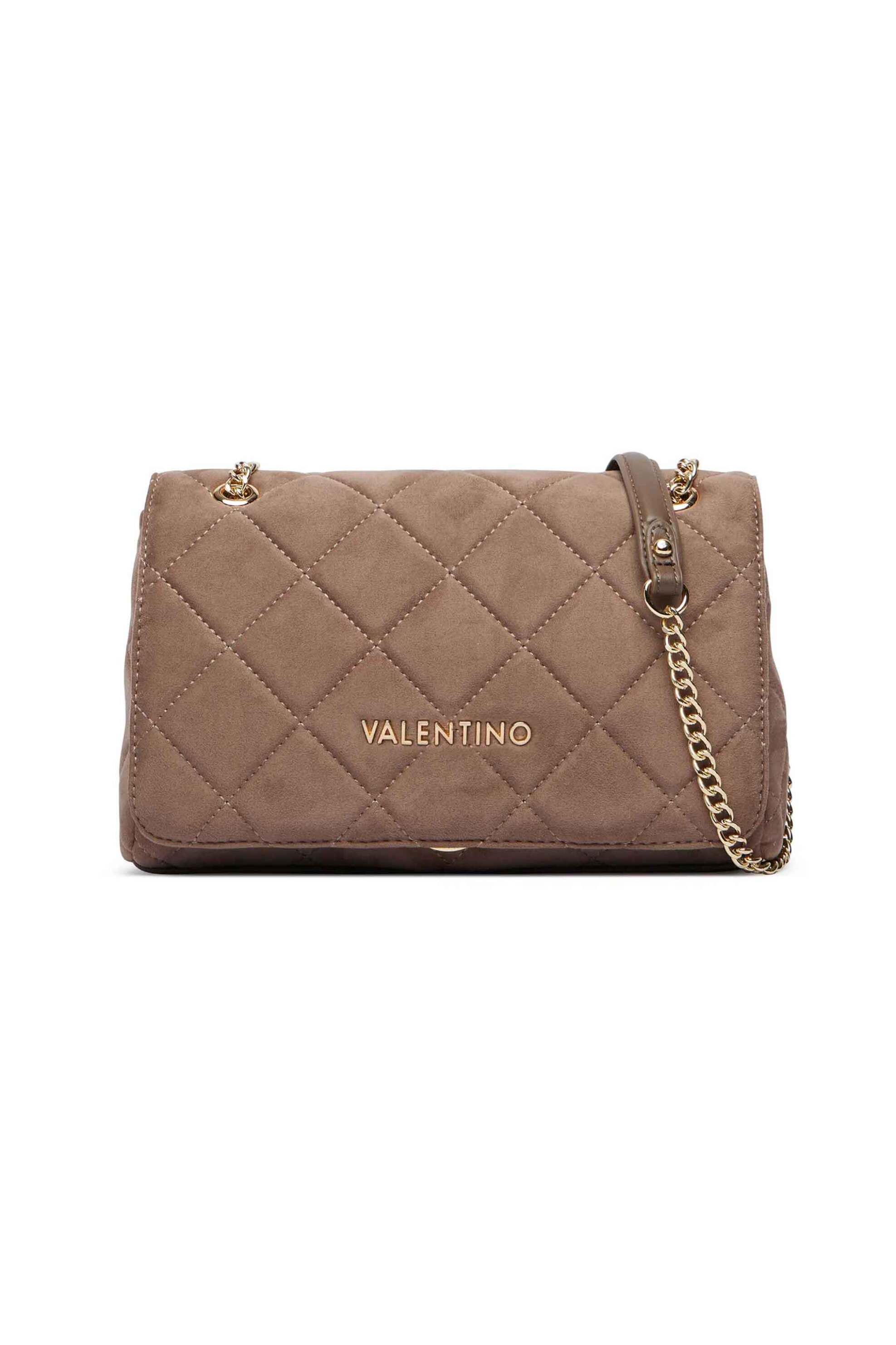 VALENTINO BY MARIO VALENTINO Valentino γυναικεία τσάντα ώμου "Ocarina" - 00MVBSA9B02 OCARINA SUEDE Taupe