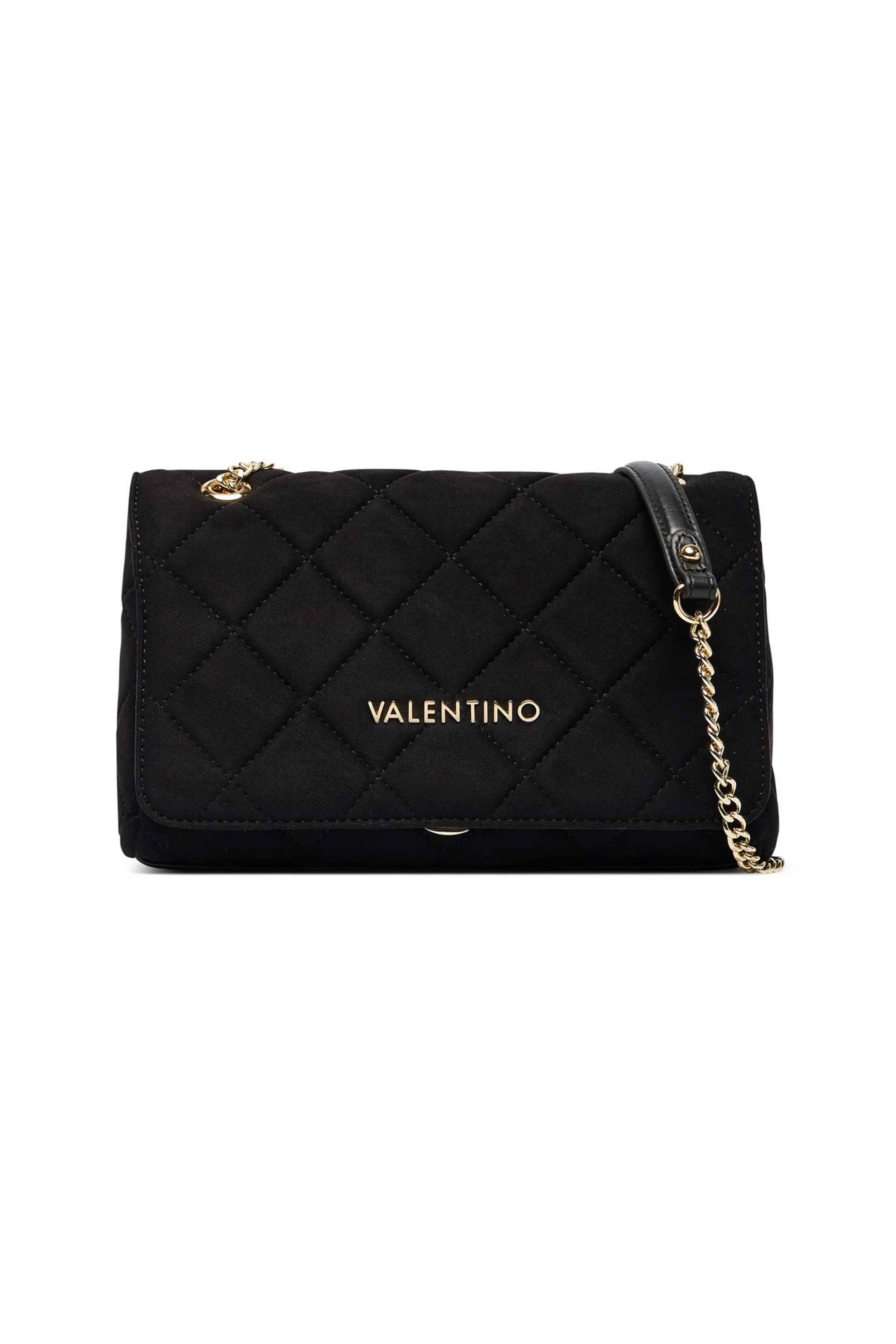 VALENTINO BY MARIO VALENTINO Valentino γυναικεία τσάντα ώμου "Ocarina" - 00MVBSA9B02 OCARINA SUEDE Μαύρο