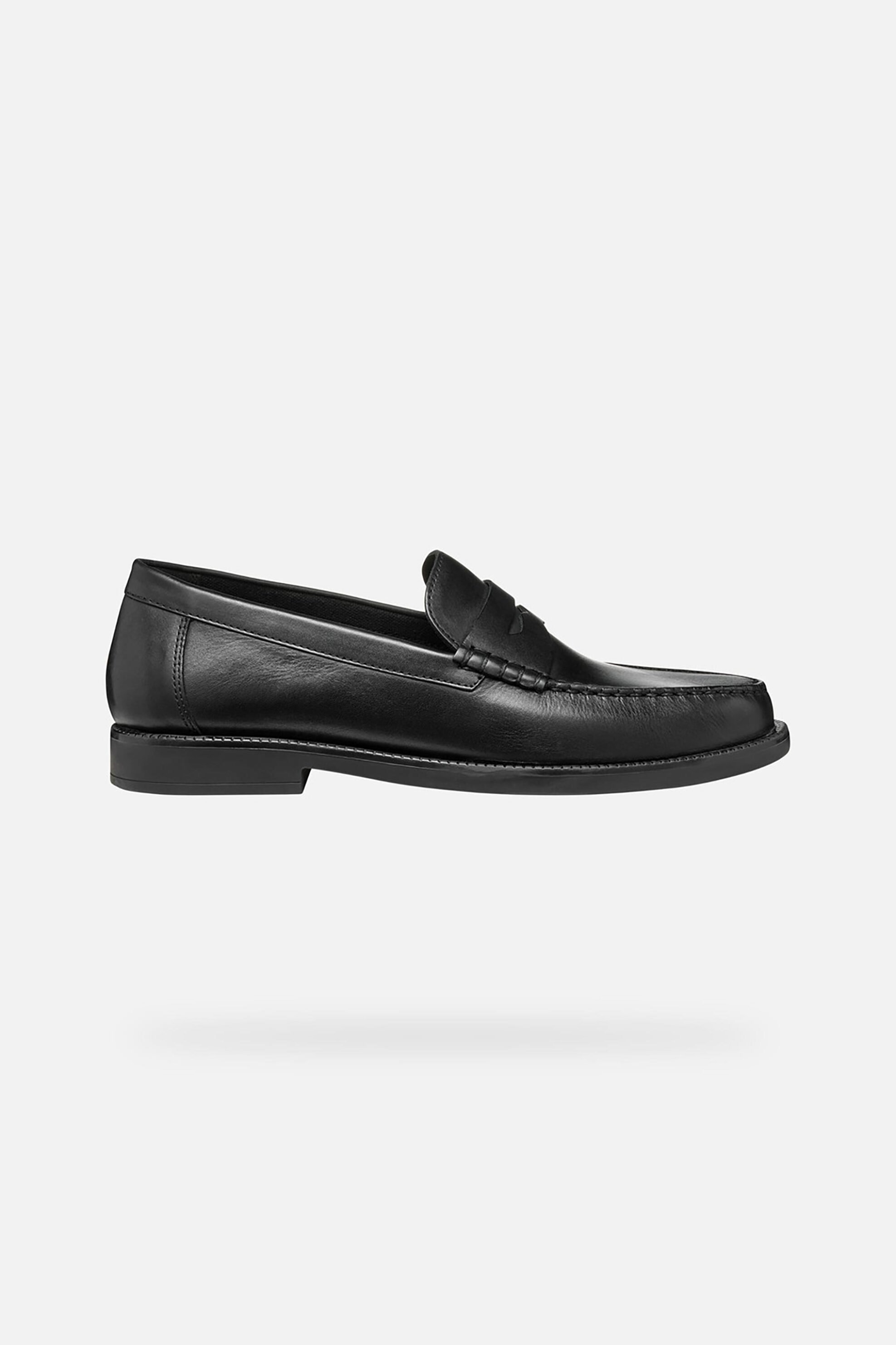 Geox ανδρικά δερμάτινα loafers "Recanati" - U55HVD00043C9999 Μαύρο