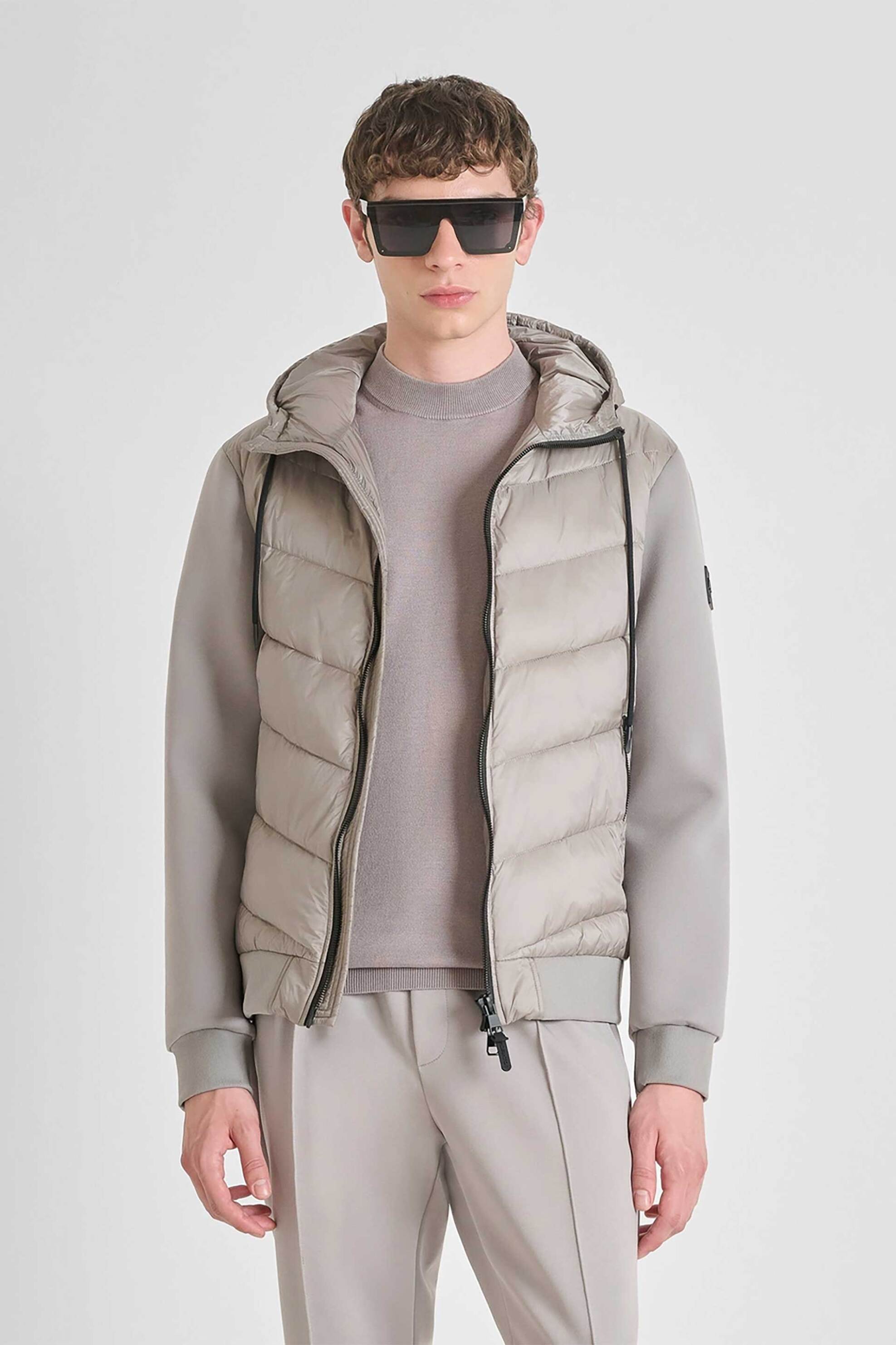 Antony Morato ανδρικό jacket με καπιτονέ σχέδιο - CO00948FA600275 Γκρι φωτογραφία