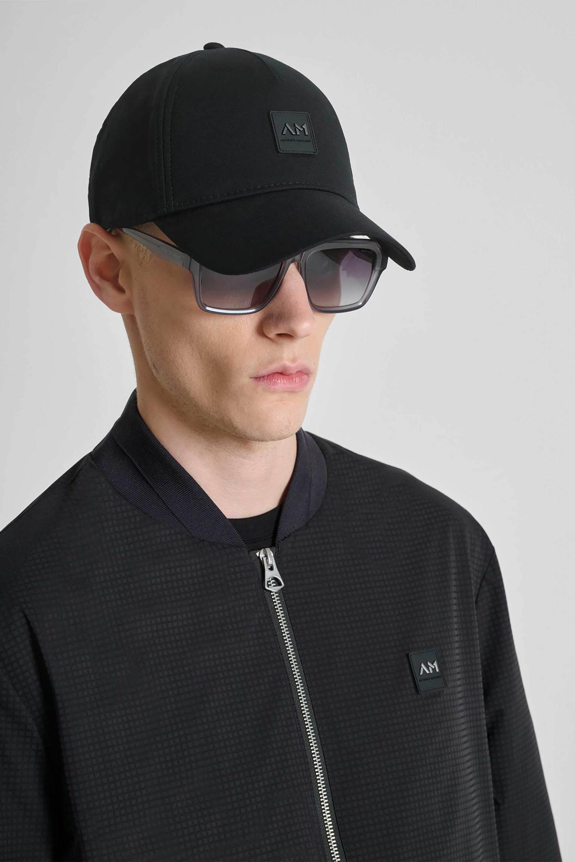 Antony Morato ανδρικό καπέλο jockey με logo patch - HA00388FA800184 Μαύρο