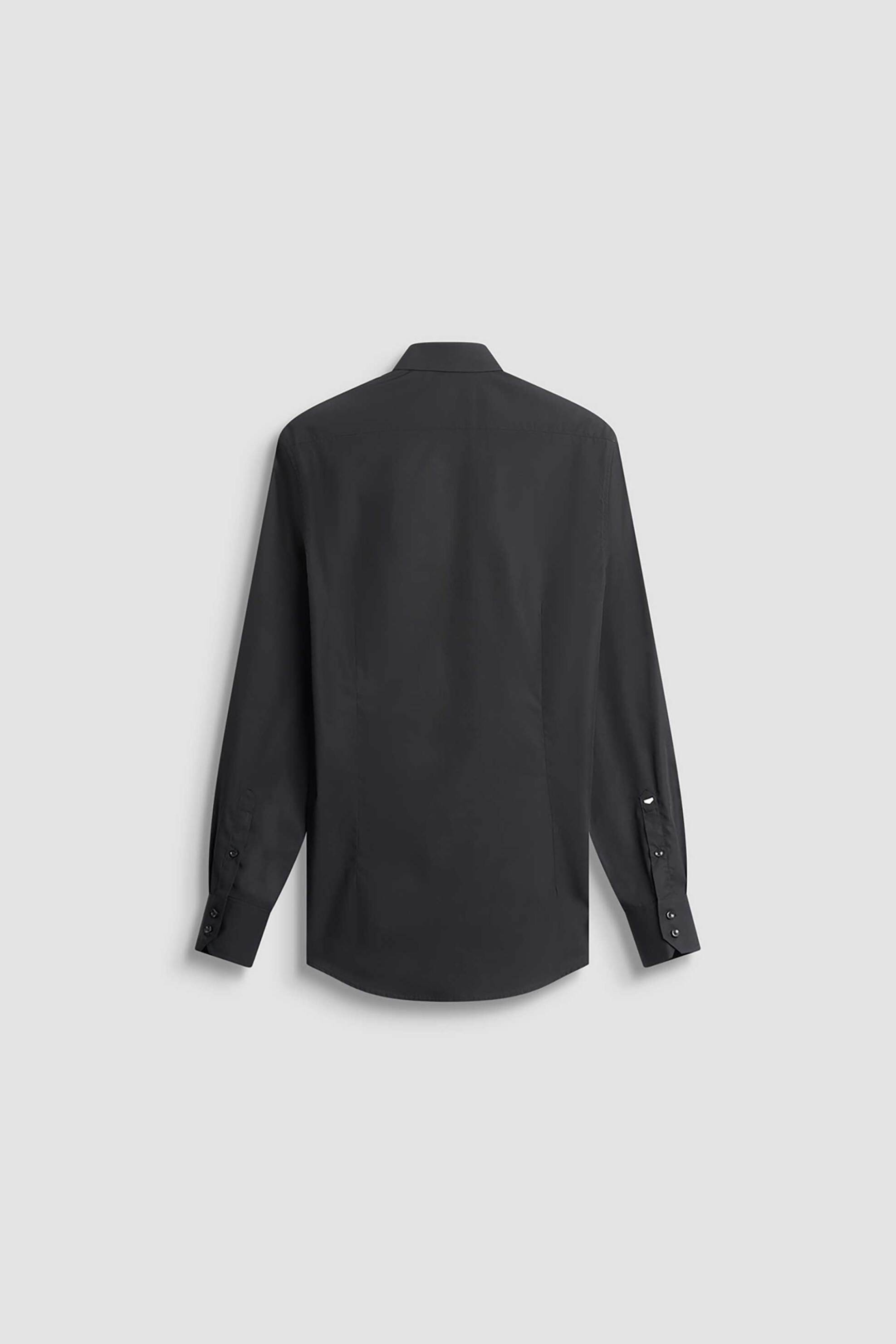 Antony Morato ανδρικό πουκάμισο μονόχρωμο “Νapoli” Slim Fit - SL00628FA400078 Μαύρο φωτογραφία