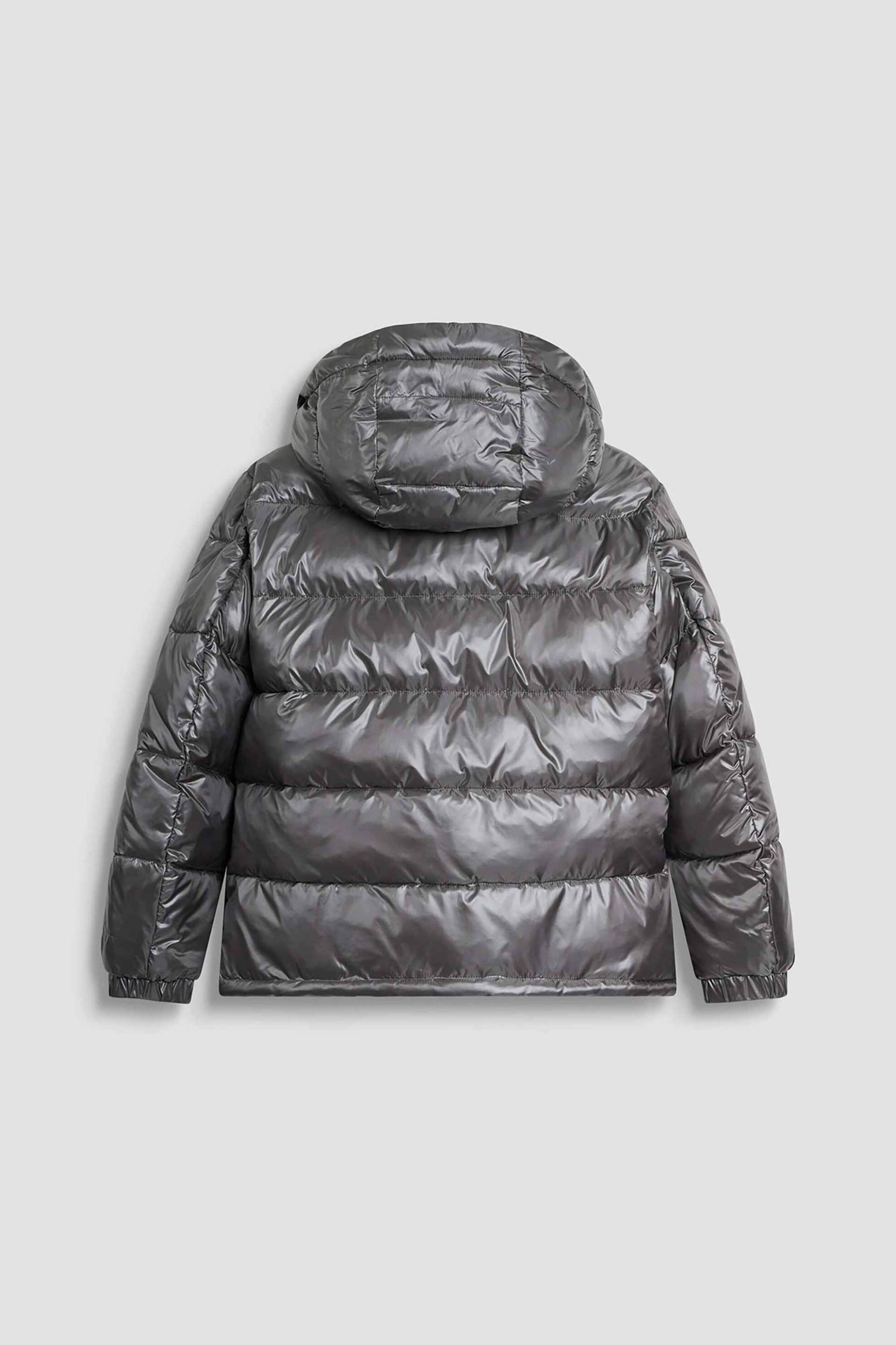 Antony Morato ανδρικό μπουφάν καπιτονέ με logo patch - CO00968FA600272 Ανθρακί φωτογραφία