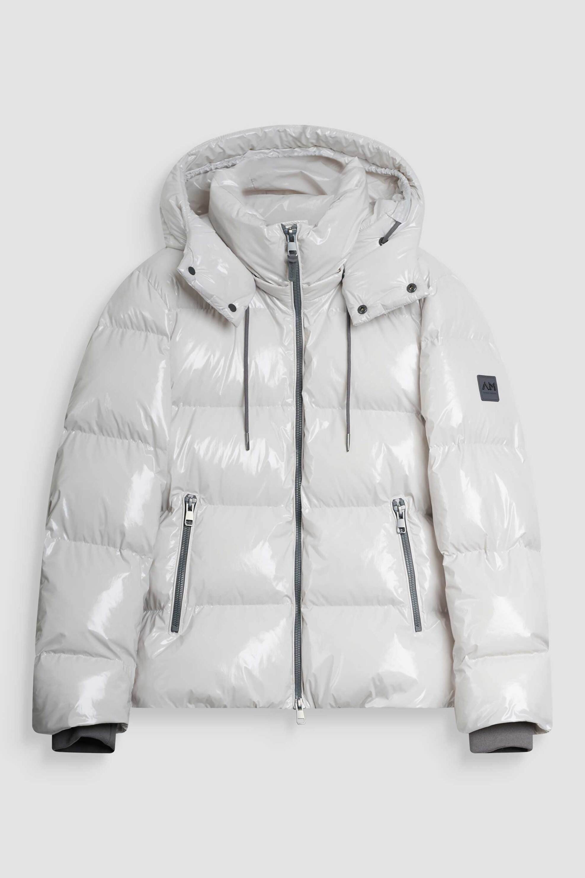 Antony Morato ανδρικό μπουφάν καπιτονέ με αφαιρούμενη κουκούλα Relaxed Fit - CO00935FA600281 Γκρι