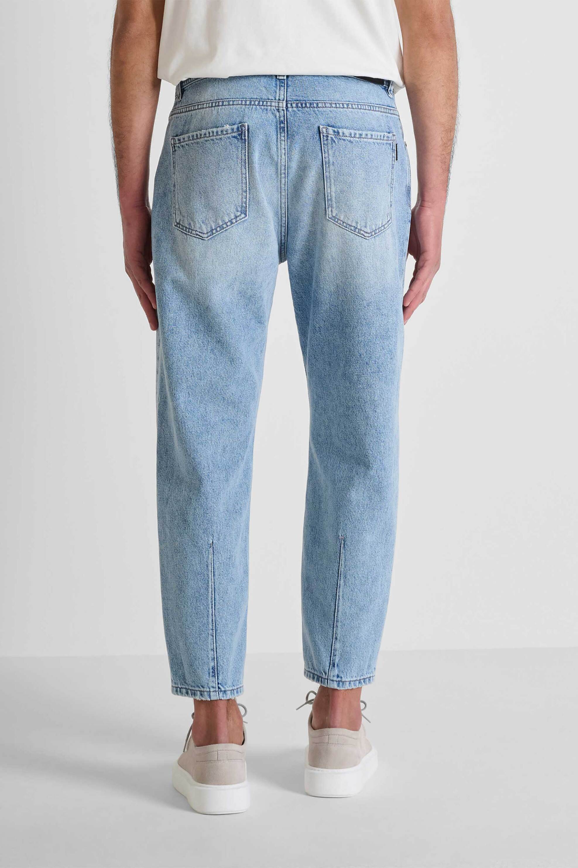 Antony Morato ανδρικό τζιν παντελόνι πεντάτσεπο Baggy Fit "Doris" - DT29170166W2253 Denim Blue Ανοιχτό φωτογραφία