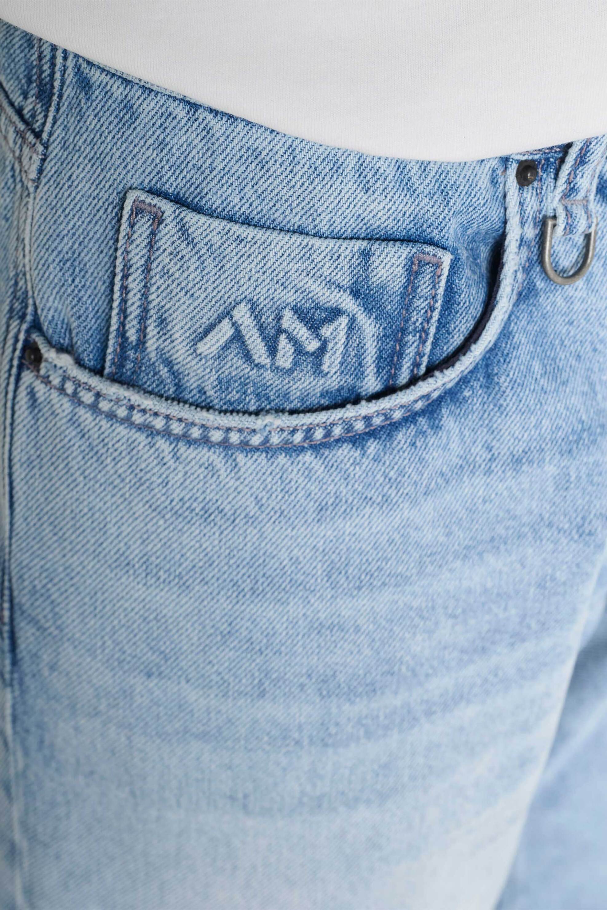 Antony Morato ανδρικό τζιν παντελόνι πεντάτσεπο Baggy Fit "Doris" - DT29170166W2253 Denim Blue Ανοιχτό φωτογραφία