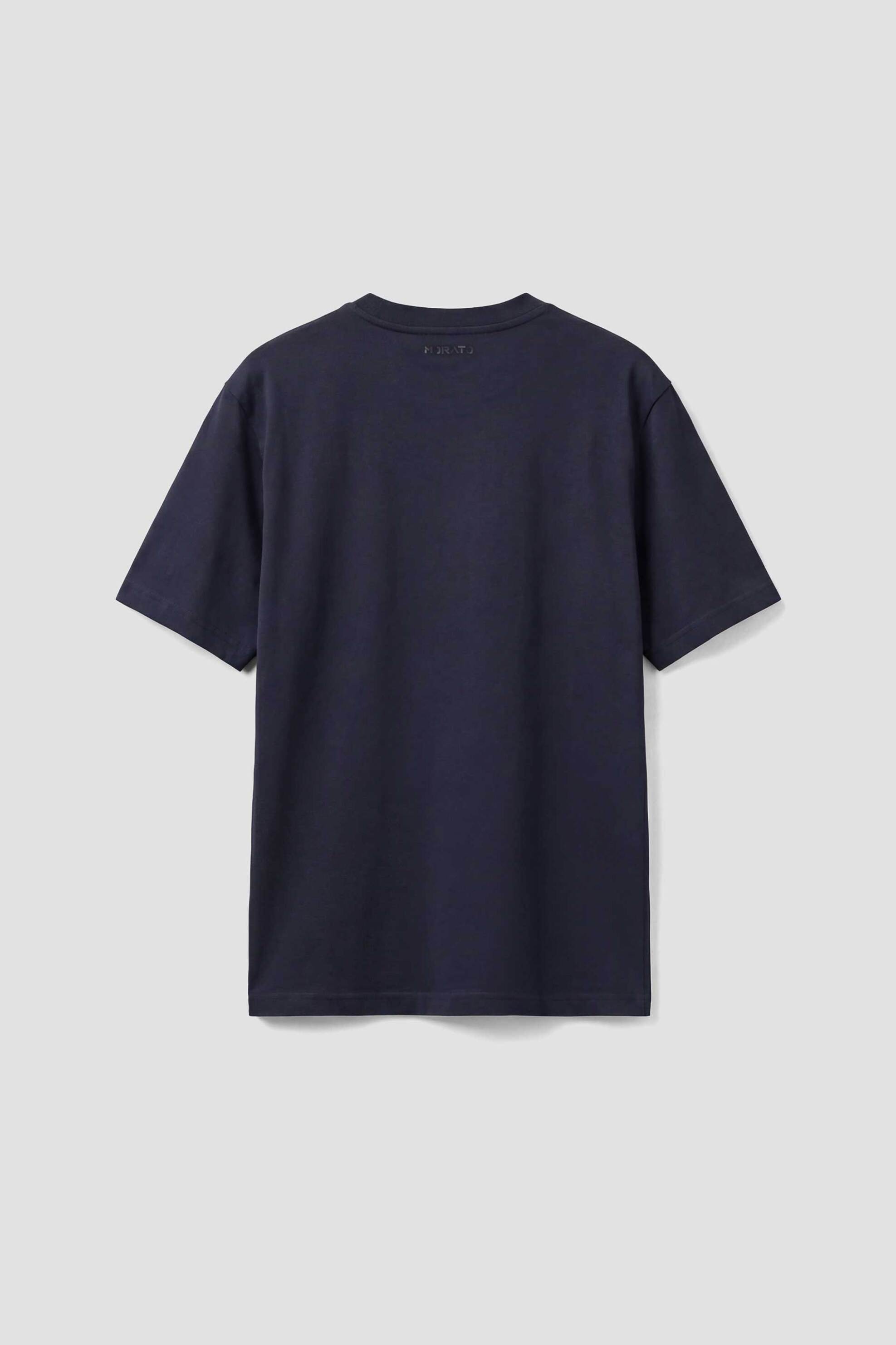 Antony Morato Ανδρικό T-Shirt με Ανάγλυφο Print Regular Fit - Ks02635Fa100240 Μπλε Σκούρο