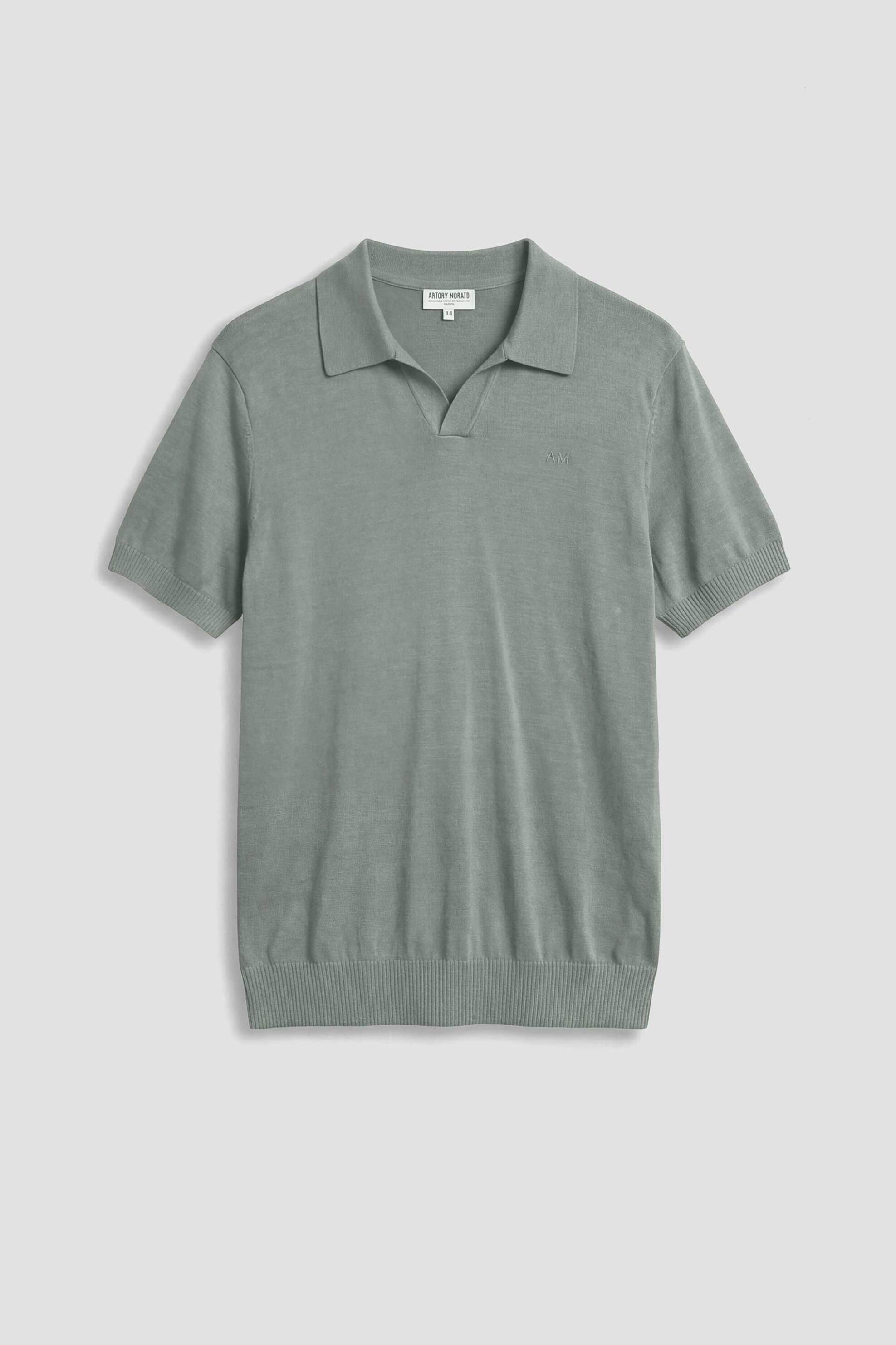 Antony Morato Ανδρική Μπλούζα Πόλο με Μετάξι Slim Fit - Sw01608Ya200091 Λαδί