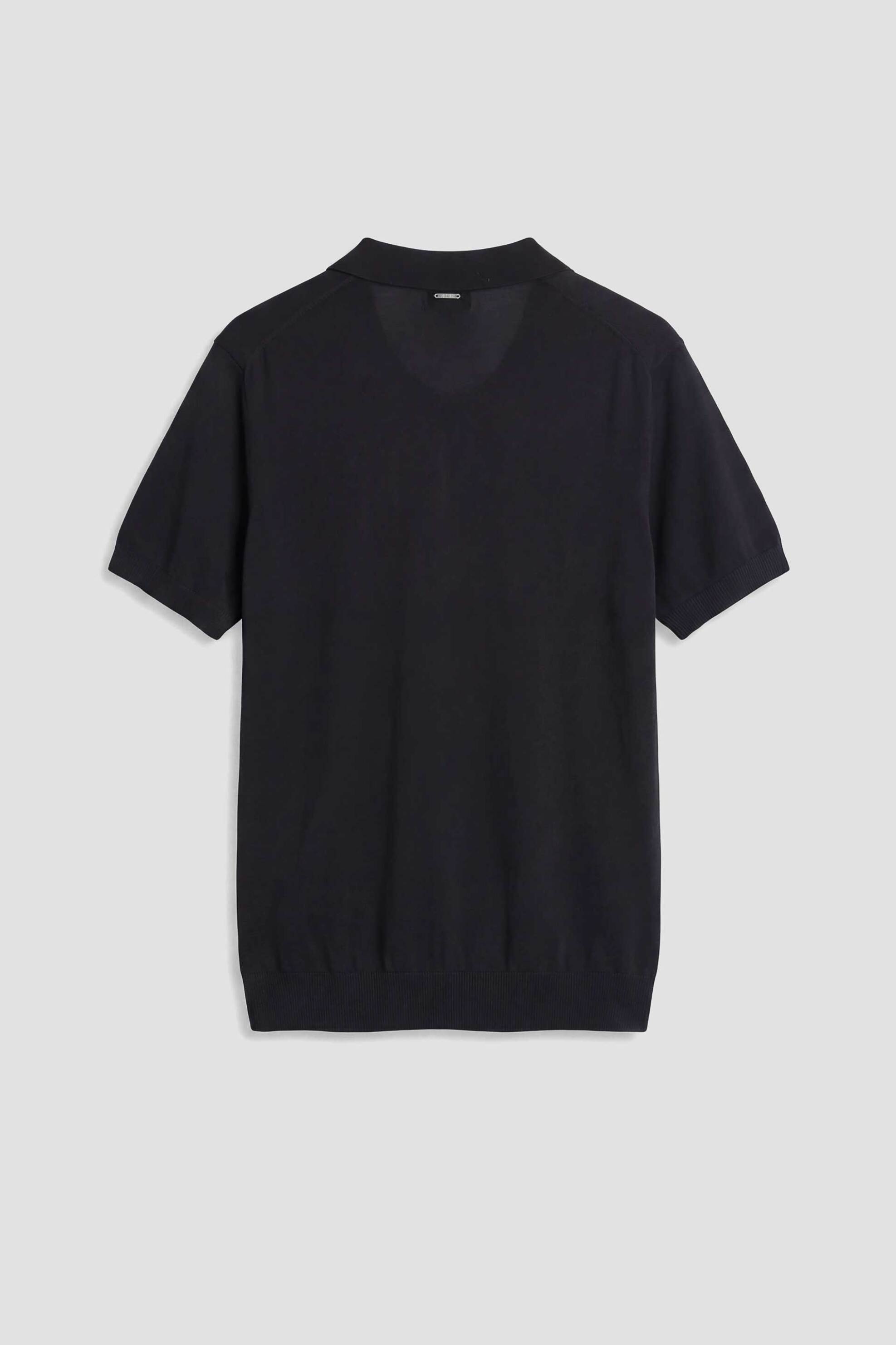 Antony Morato Ανδρική Μπλούζα Πόλο με Μετάξι Slim Fit - Sw01608Ya200091 Μαύρο