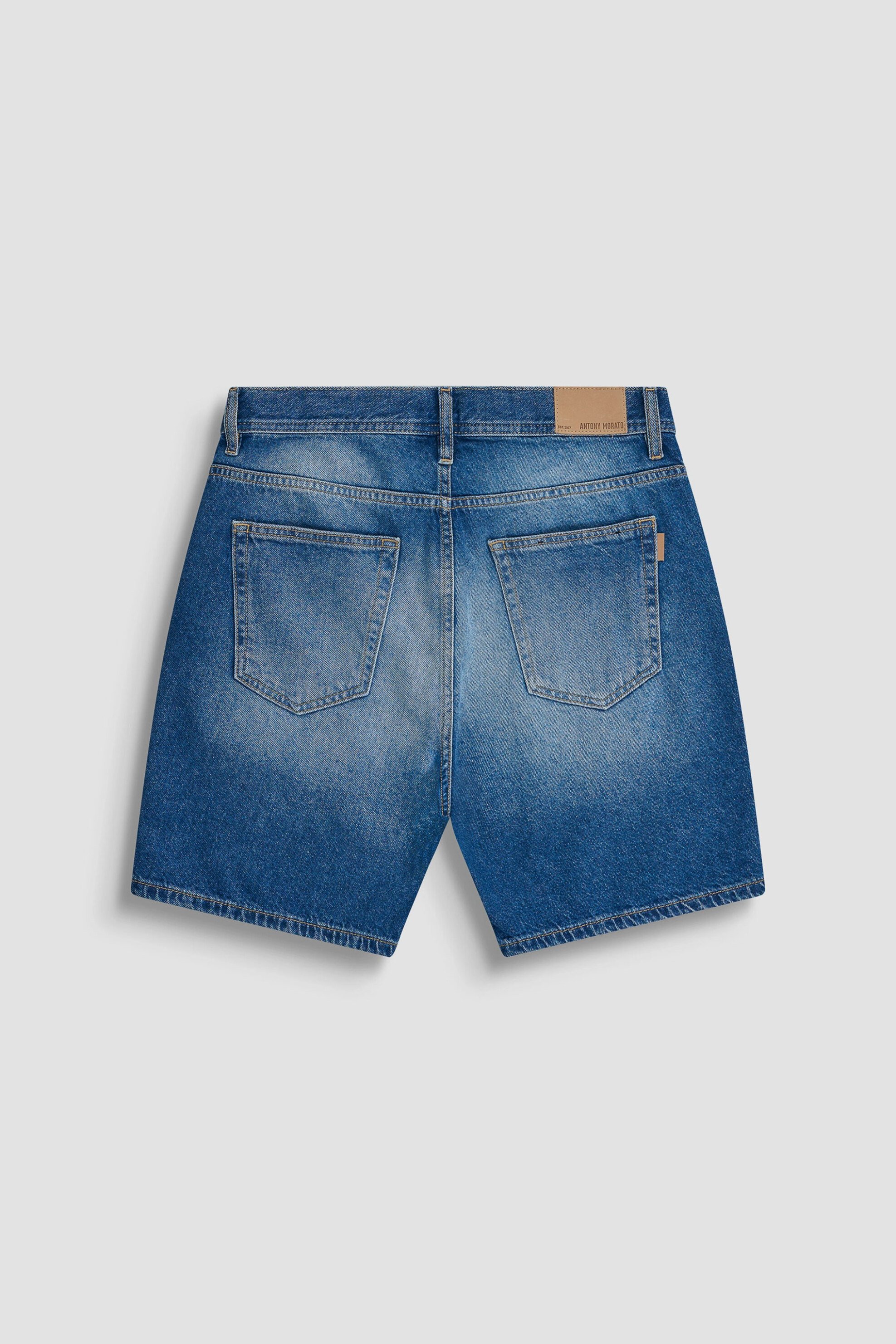 Antony Morato Ανδρική Denim Βερμούδα Πεντάτσεπη Regular Fit - Ds08470135W2264 Blue