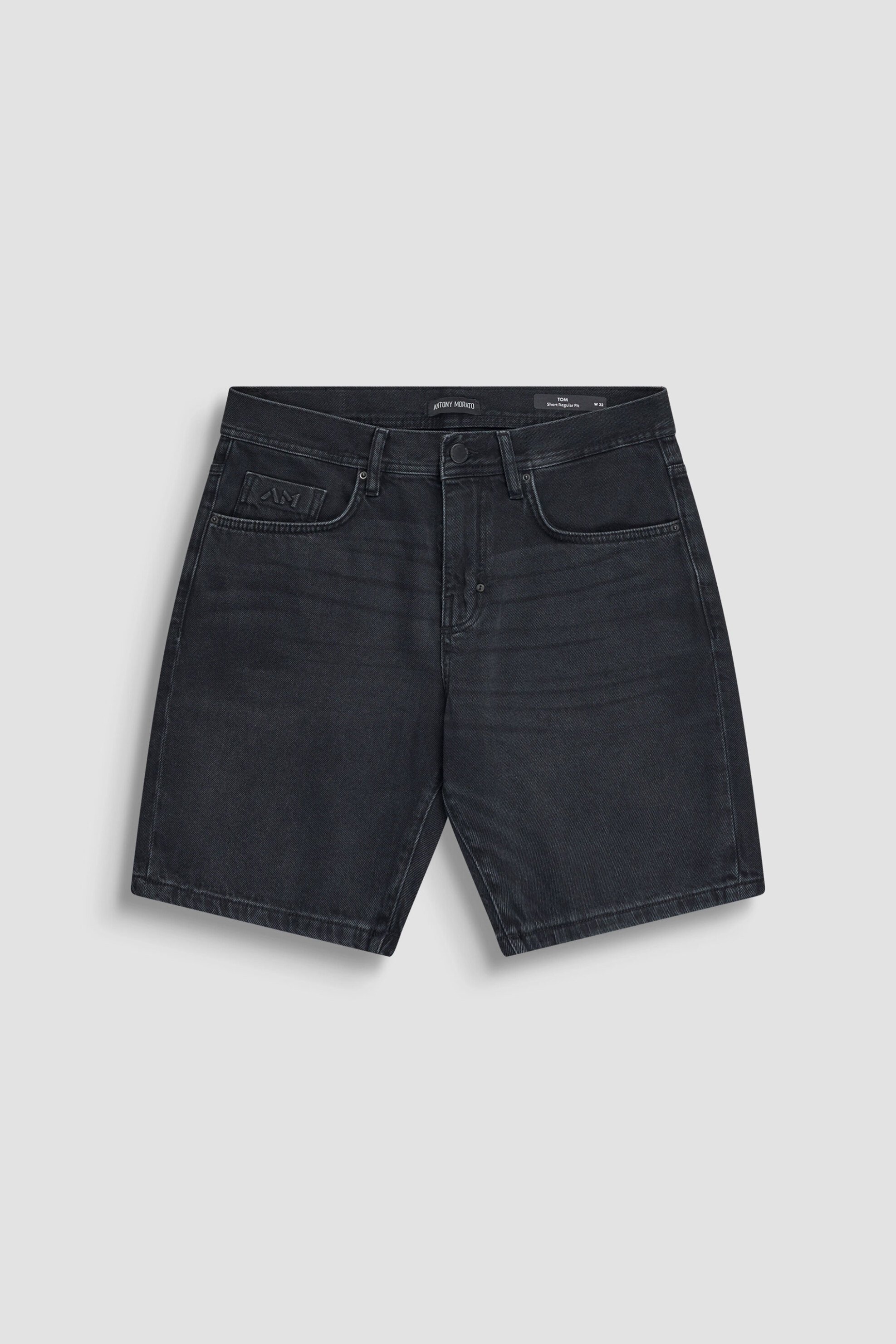 Antony Morato ανδρική denim βερμούδα πεντάτσεπη Regular Fit - DS08470143W2263 Μαύρο