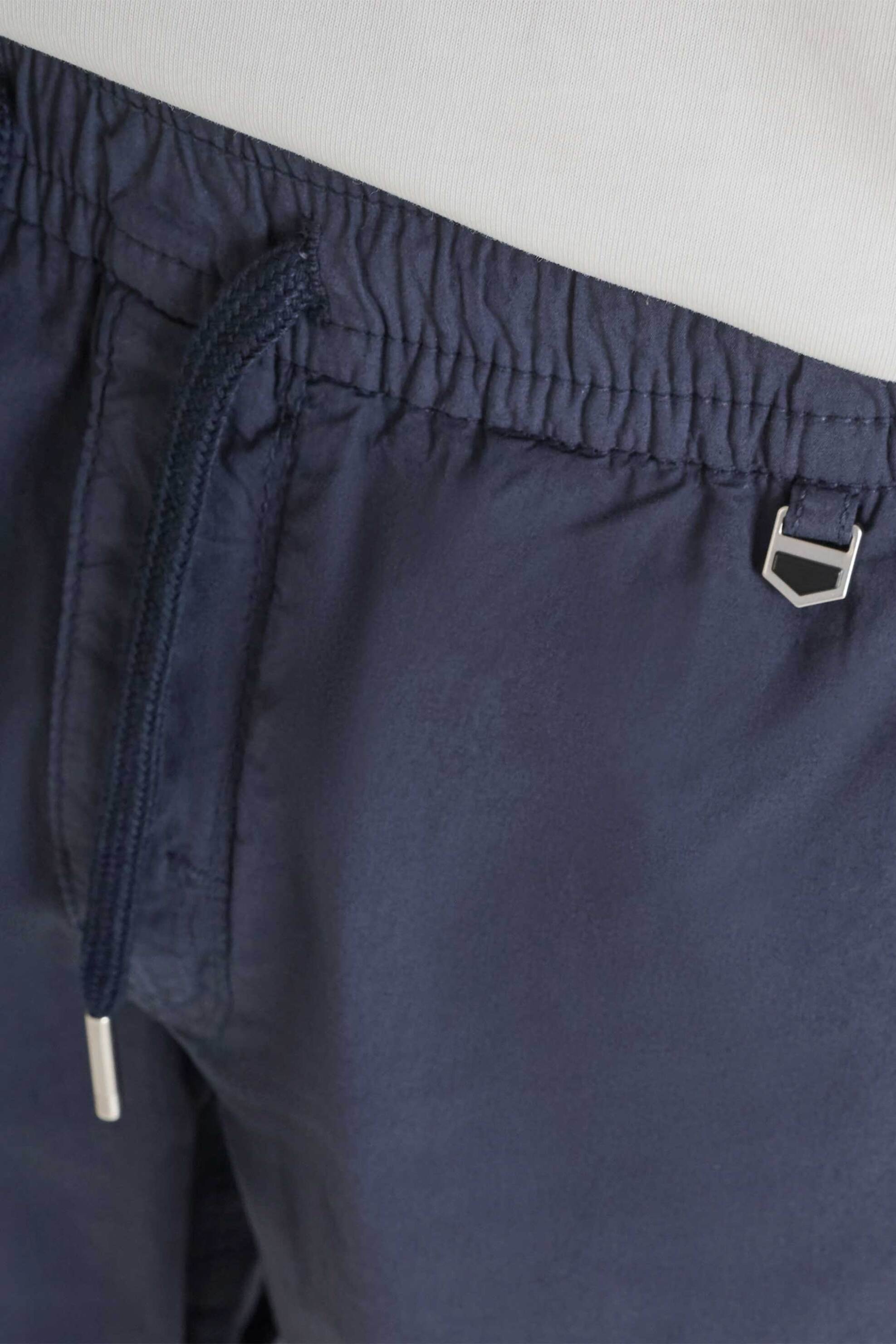 Antony Morato Ανδρική Βερμούδα με Ελαστική Μέση Regular Fit Nolan - Sh00229Fa900138 Μπλε Σκούρο