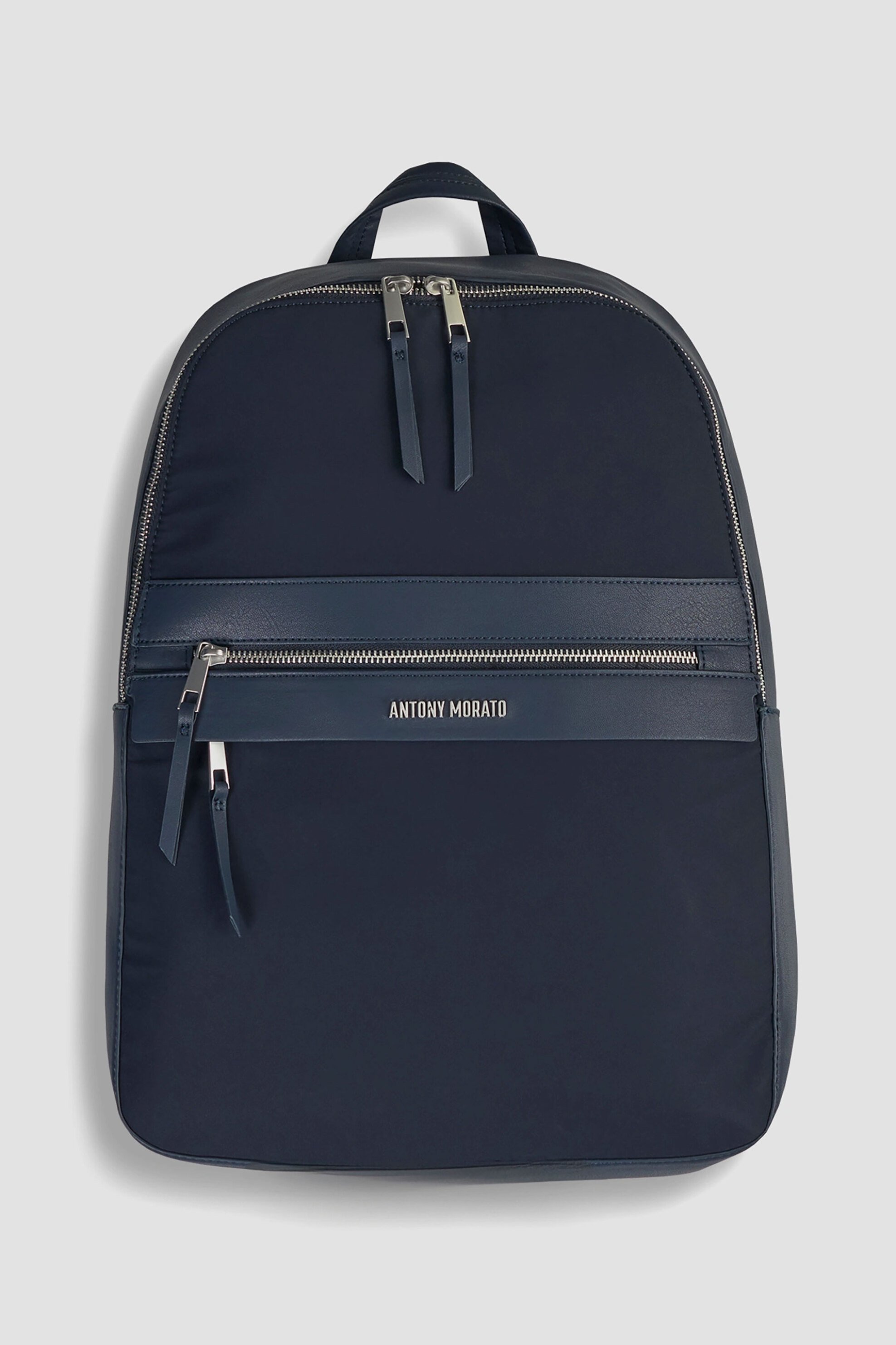 Antony Morato ανδρικό backpack με μεταλλικό λογότυπο - AB00472FA600308 Μπλε Σκούρο