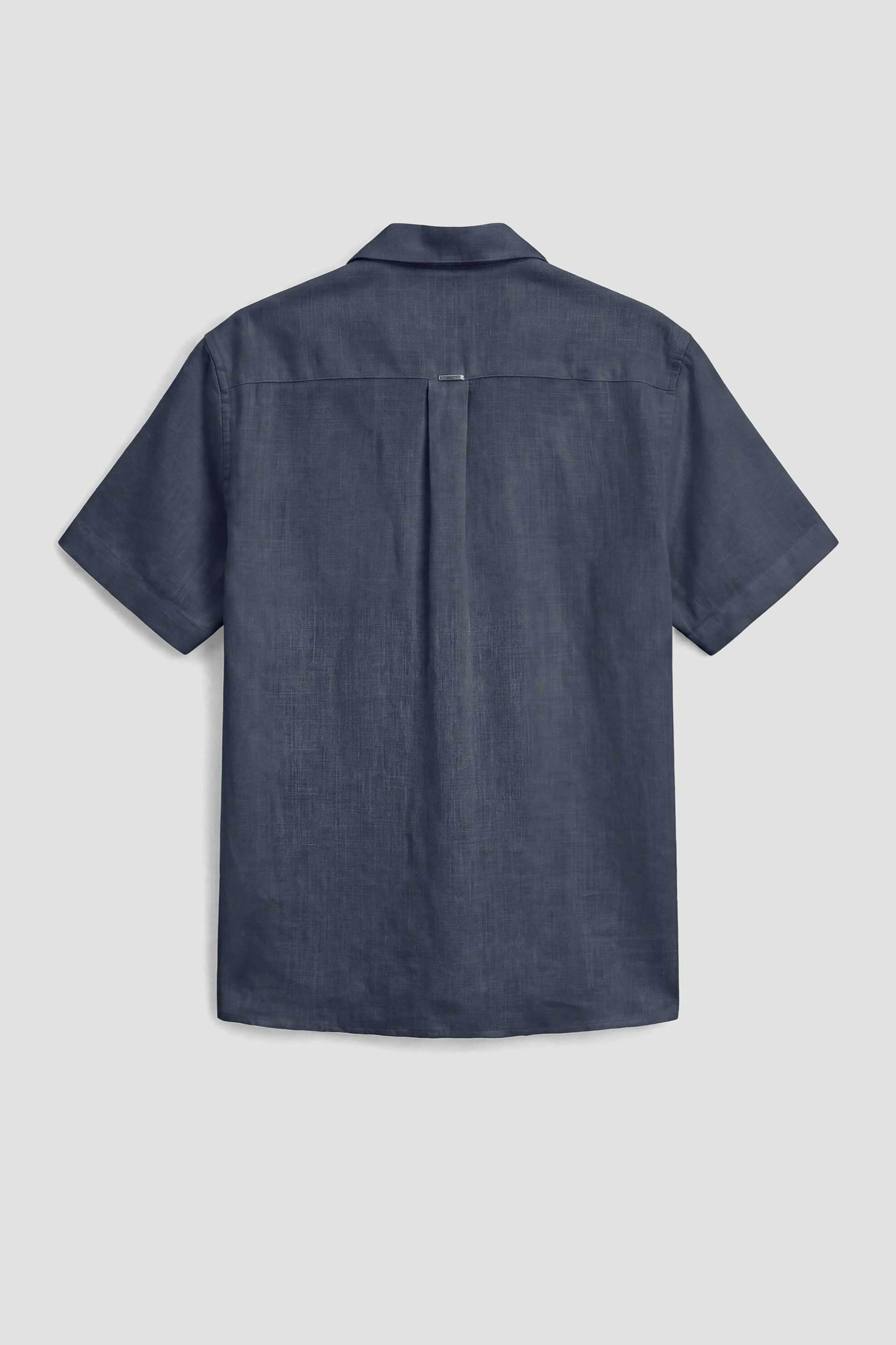 Antony Morato Ανδρικό Πουκάμισο Μονόχρωμο Regular Fit Honolulu - Ss00206Fa400099 Μπλε Σκούρο