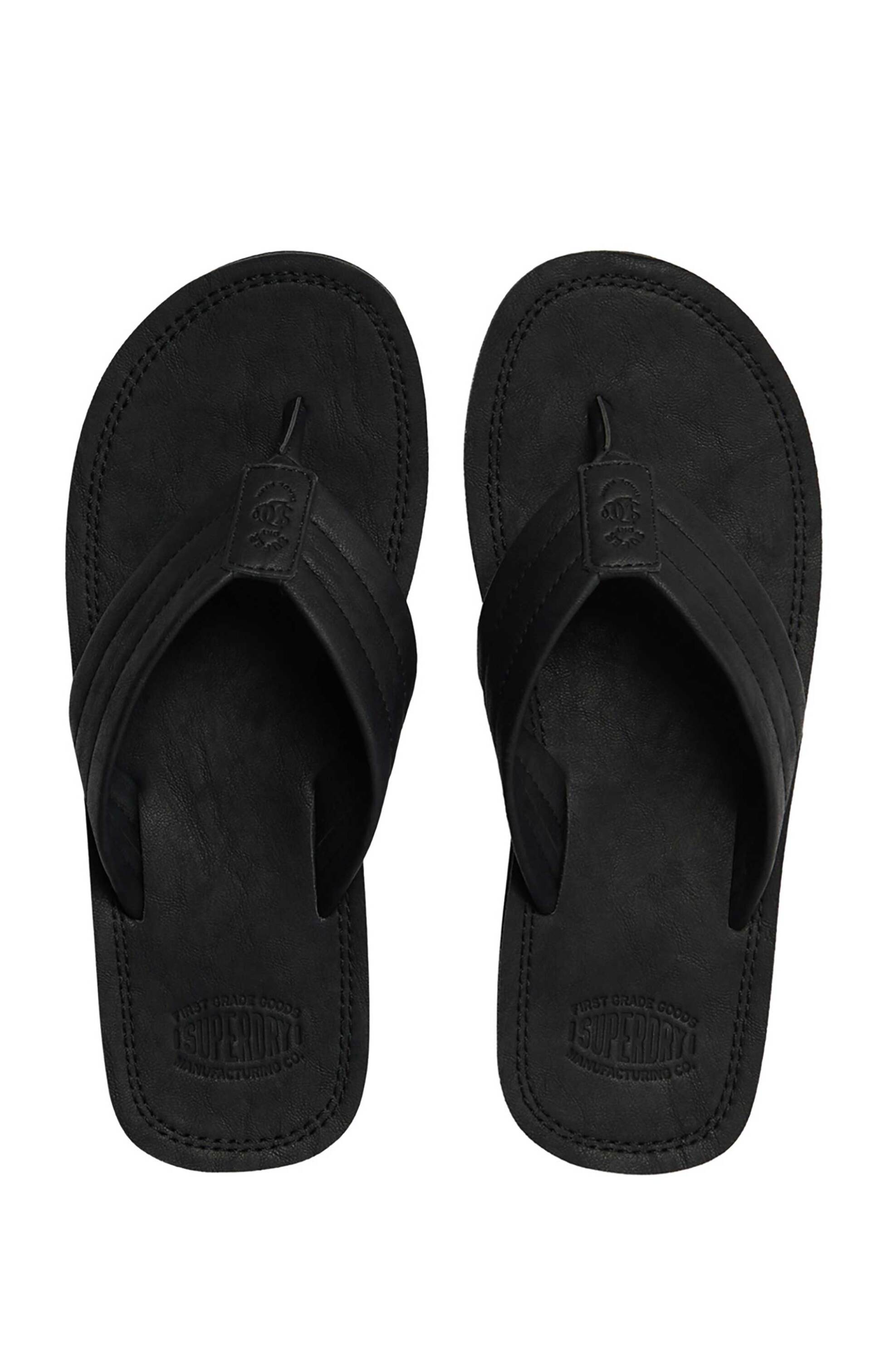 SUPERDRY & CO Superdry ανδρικές σαγιονάρες με λογότυπο - MF310284A Μαύρο