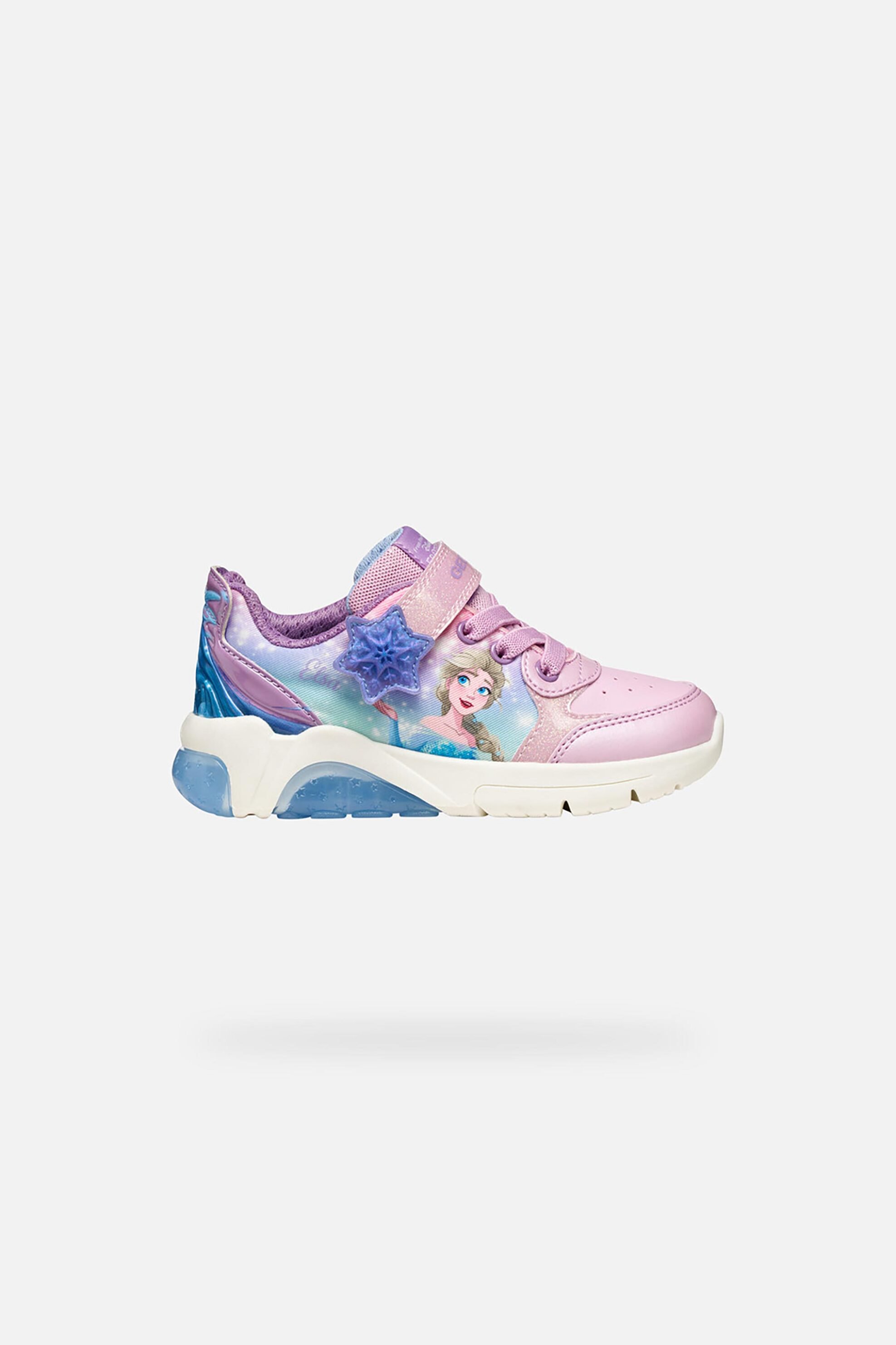 Geox παιδικά sneakers για κορίτσια "Fadinlight Disney Frozen" (25-32) - 364114 Ροζ φωτογραφία