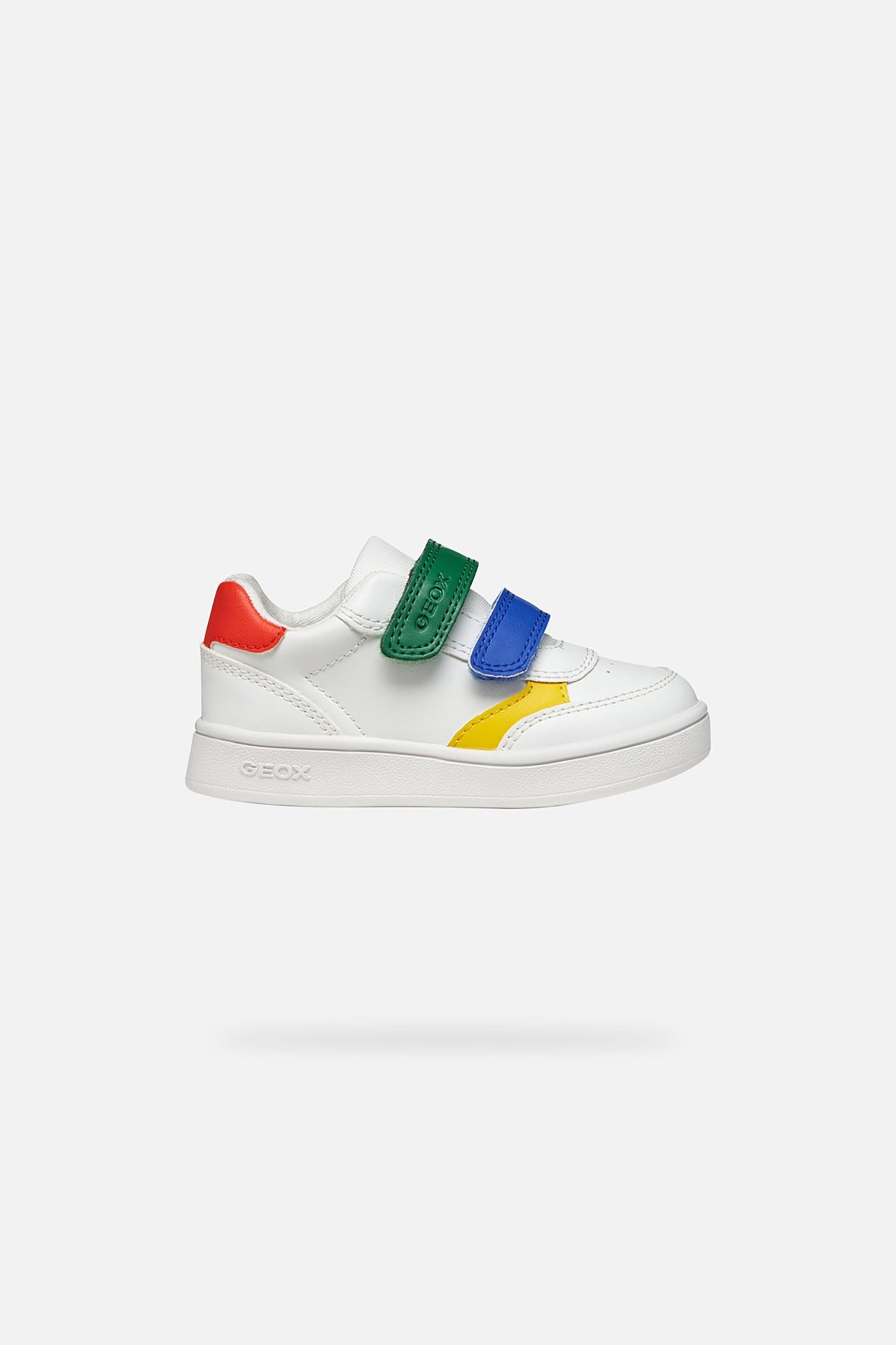 Geox βρεφικά sneakers "Εclyper Βaby" - B555LA000BCC0547 Λευκό